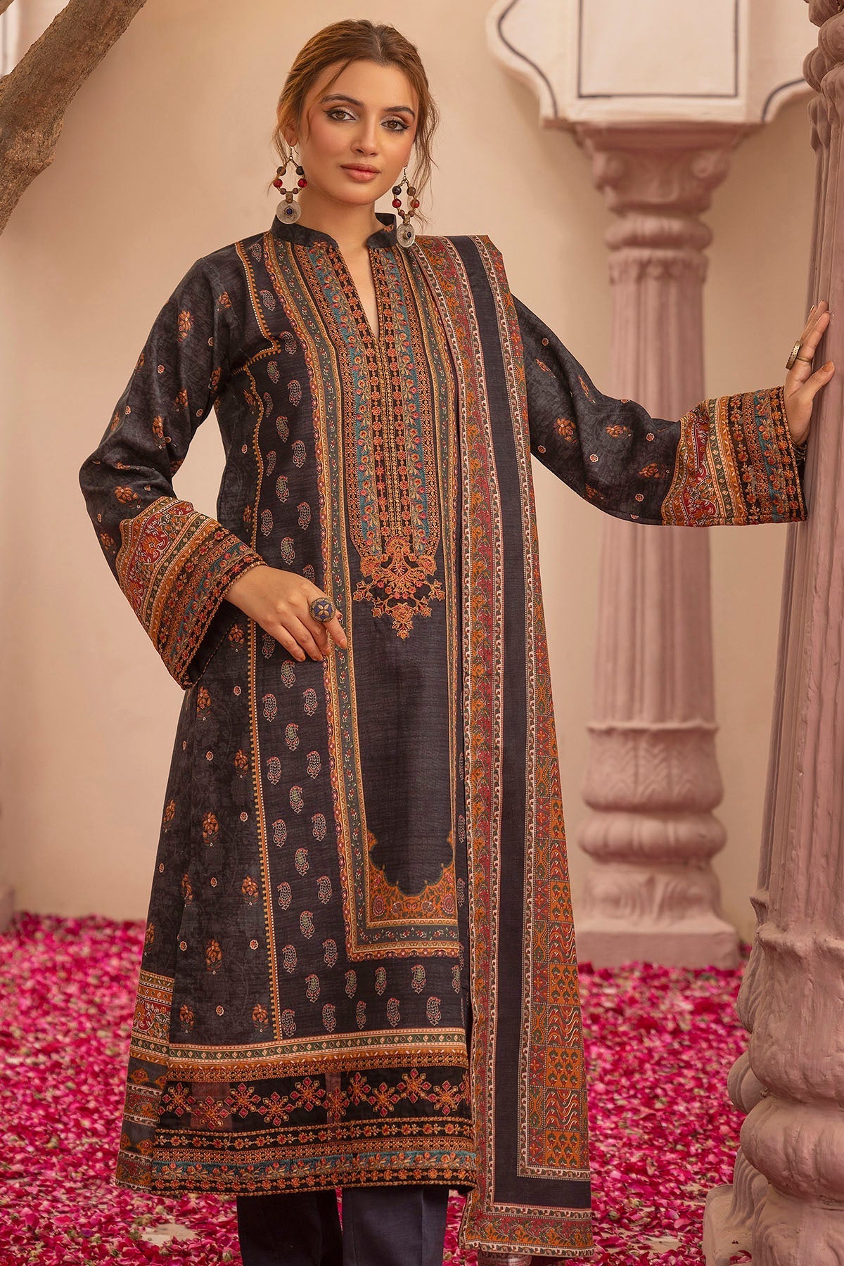 Motifz | Premium Khaddar | 5025-SHADAN by Motifz - Designer Dress - Type: Ladies Clothes - Available at Libayah - 100% Original