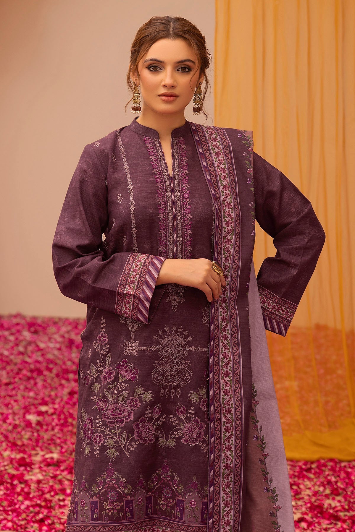 Motifz | Premium Khaddar | 5027-OMAIRA by Motifz - Designer Dress - Type: Ladies Clothes - Available at Libayah - 100% Original