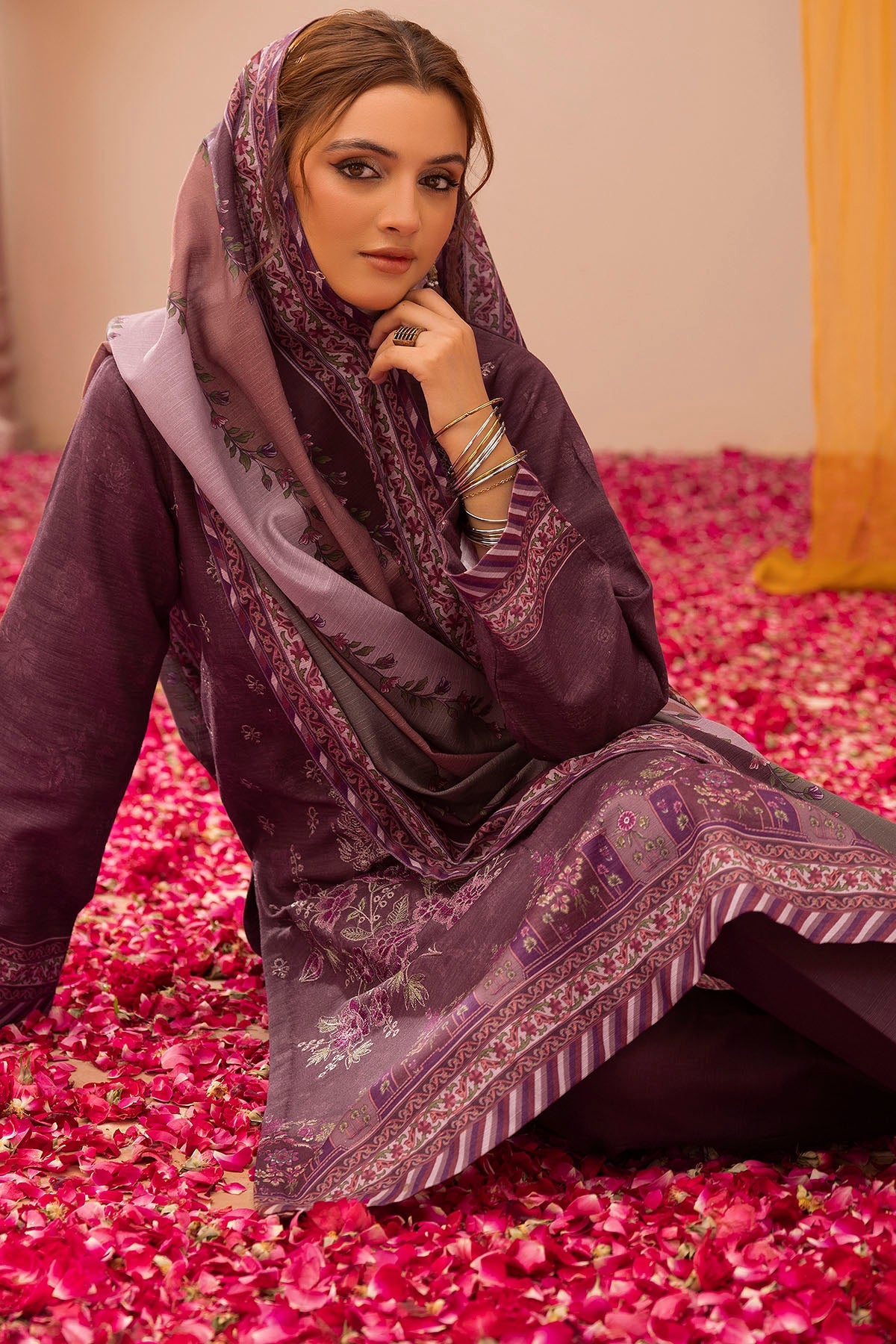 Motifz | Premium Khaddar | 5027-OMAIRA by Motifz - Designer Dress - Type: Ladies Clothes - Available at Libayah - 100% Original