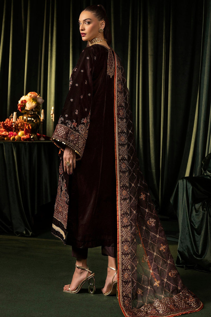 Motifz | Velvet Formals | 5091-AAHANA by Motifz - Designer Dress - Type: Ladies Clothes - Available at Libayah - 100% Original