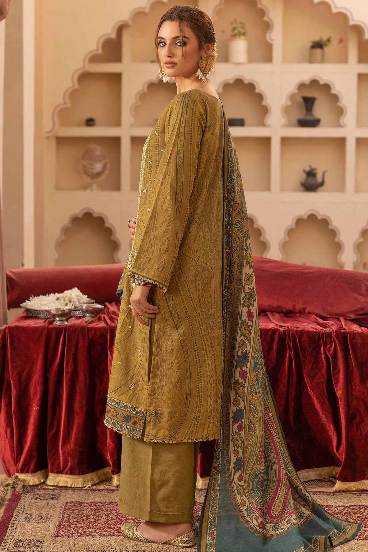 Motifz | Premium Khaddar | 5203-UMMID by Motifz - Designer Dress - Type: Ladies Clothes - Available at Libayah - 100% Original