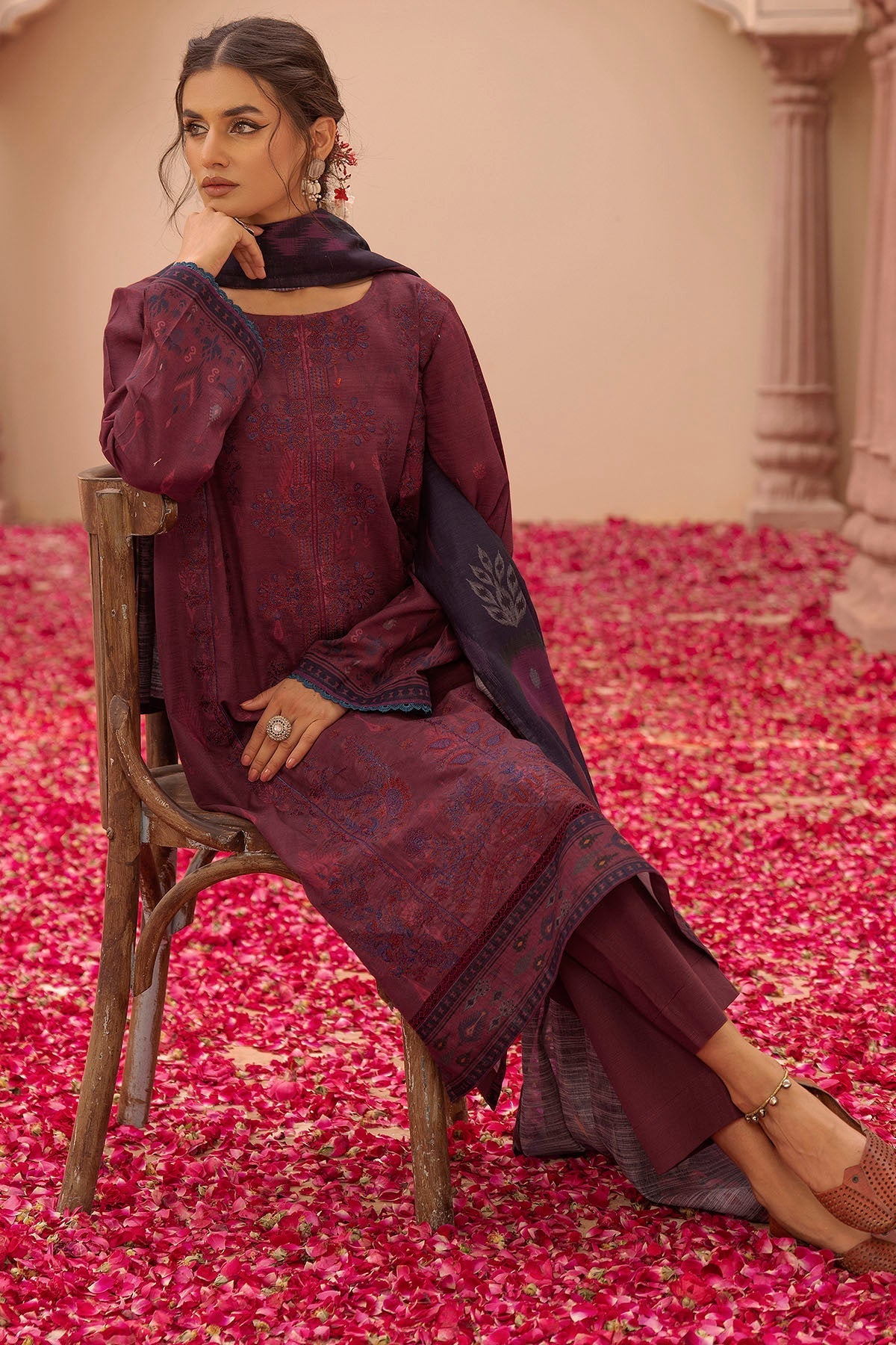 Motifz | Premium Khaddar | 5206-RIFAYA by Motifz - Designer Dress - Type: Ladies Clothes - Available at Libayah - 100% Original