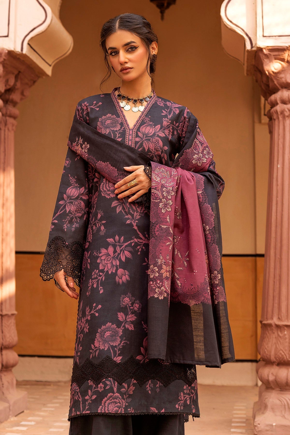 Motifz | Premium Khaddar | 5207-NURA by Motifz - Designer Dress - Type: Ladies Clothes - Available at Libayah - 100% Original