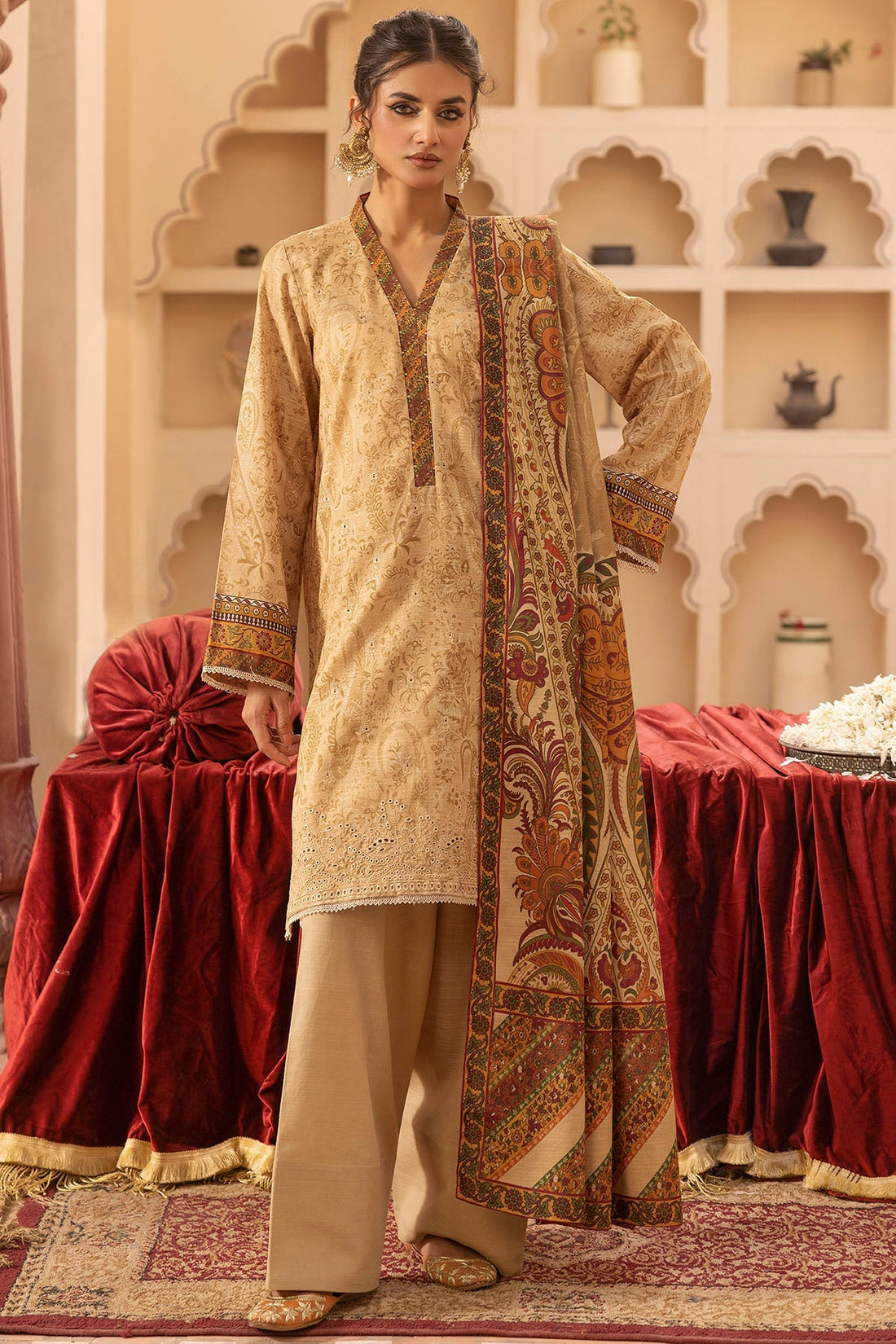 Motifz | Premium Khaddar | 5208-MEHER by Motifz - Designer Dress - Type: Ladies Clothes - Available at Libayah - 100% Original