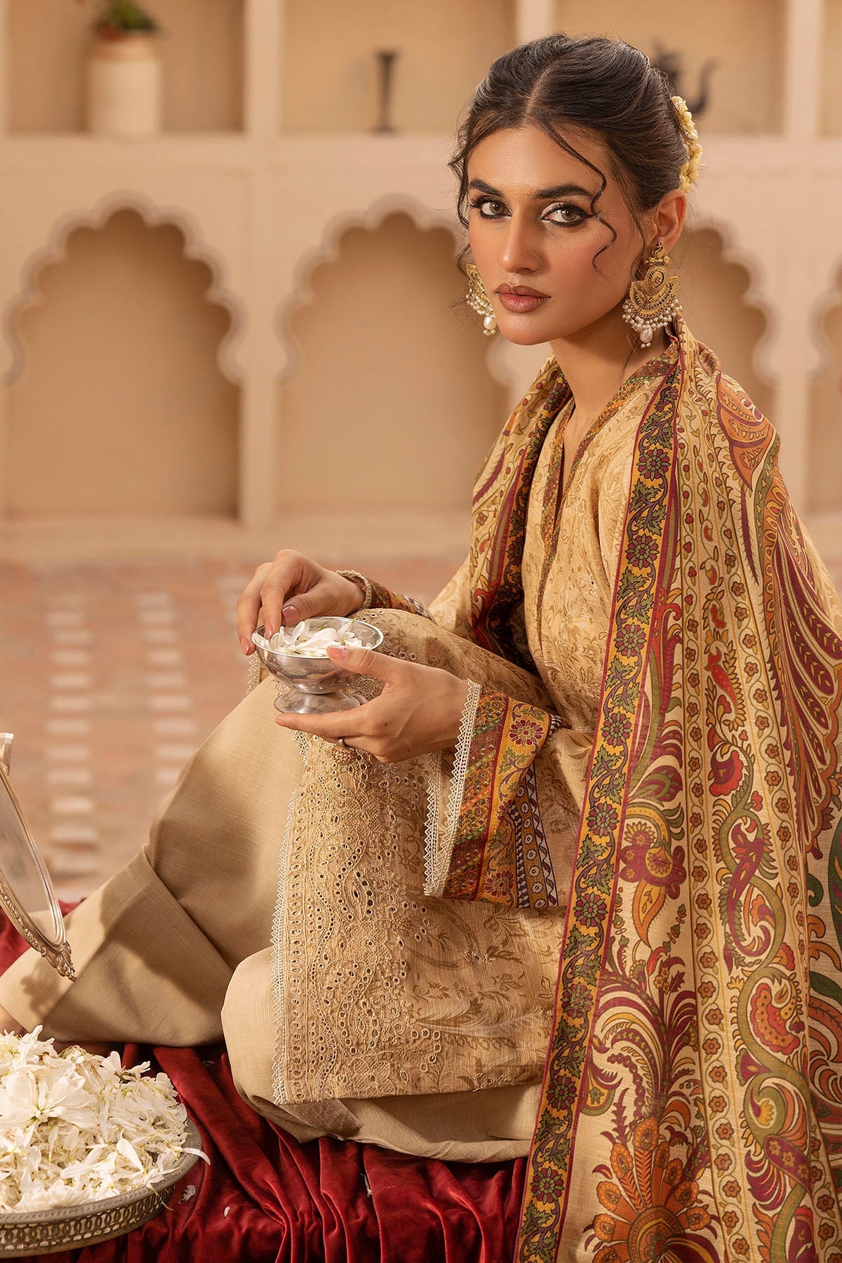 Motifz | Premium Khaddar | 5208-MEHER by Motifz - Designer Dress - Type: Ladies Clothes - Available at Libayah - 100% Original