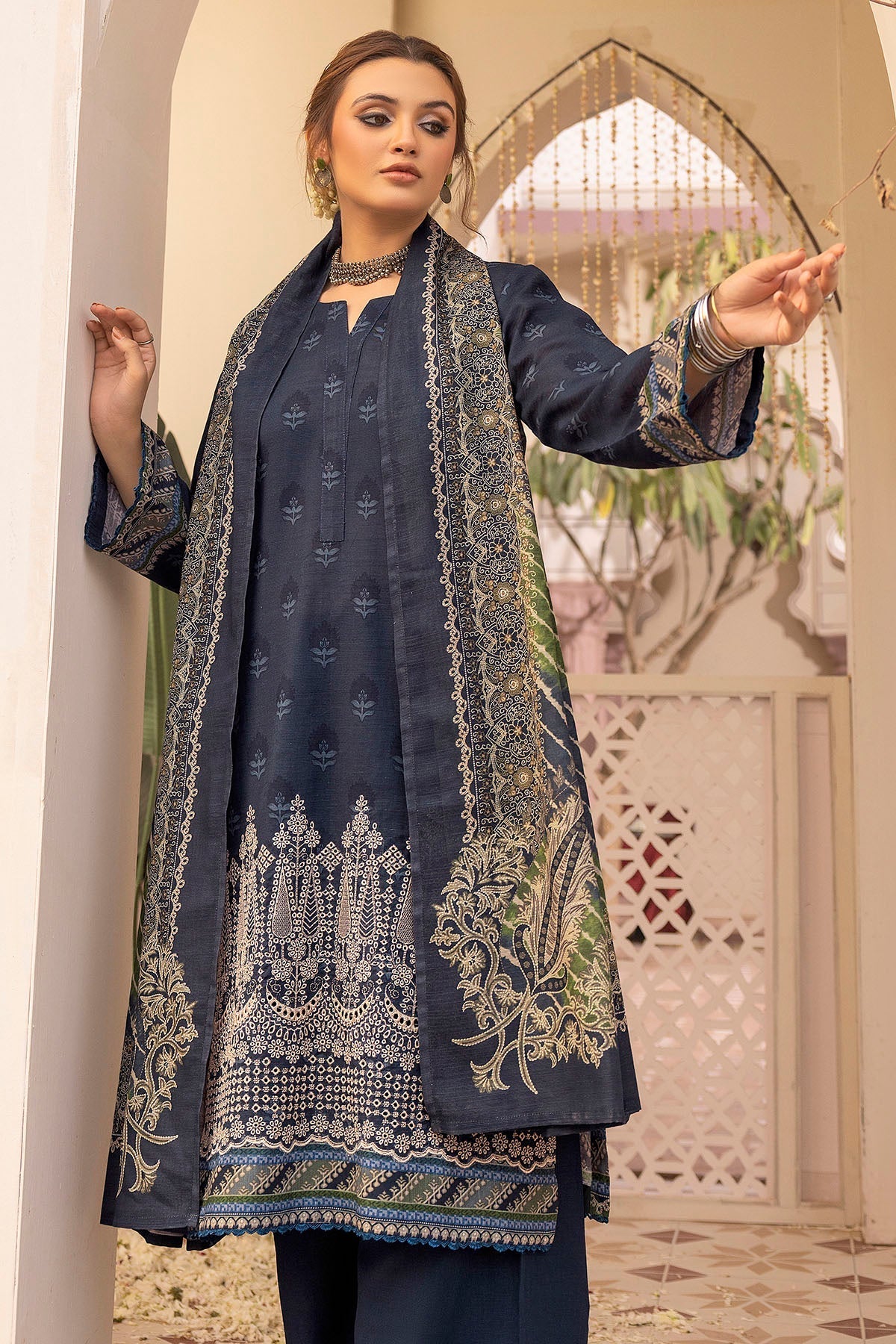 Motifz | Premium Khaddar | 5210-ISBAH by Motifz - Designer Dress - Type: Ladies Clothes - Available at Libayah - 100% Original
