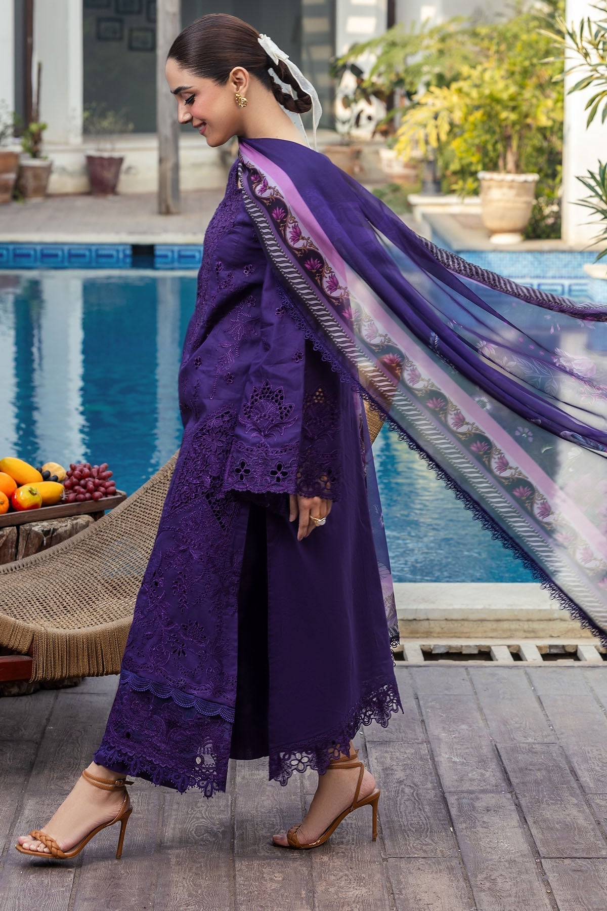 Motifz | Premium Lawn 25 | 5314-MIREILLE by Motifz - Designer Dress - Type: Ladies Clothes - Available at Libayah - 100% Original