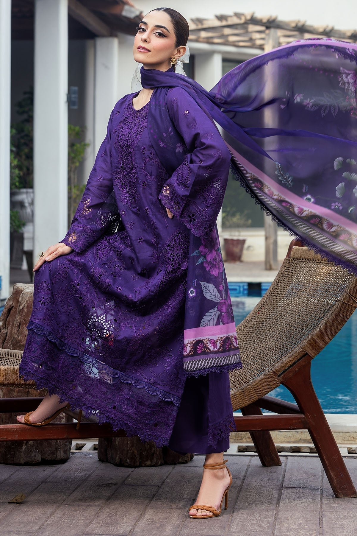 Motifz | Premium Lawn 25 | 5314-MIREILLE by Motifz - Designer Dress - Type: Ladies Clothes - Available at Libayah - 100% Original