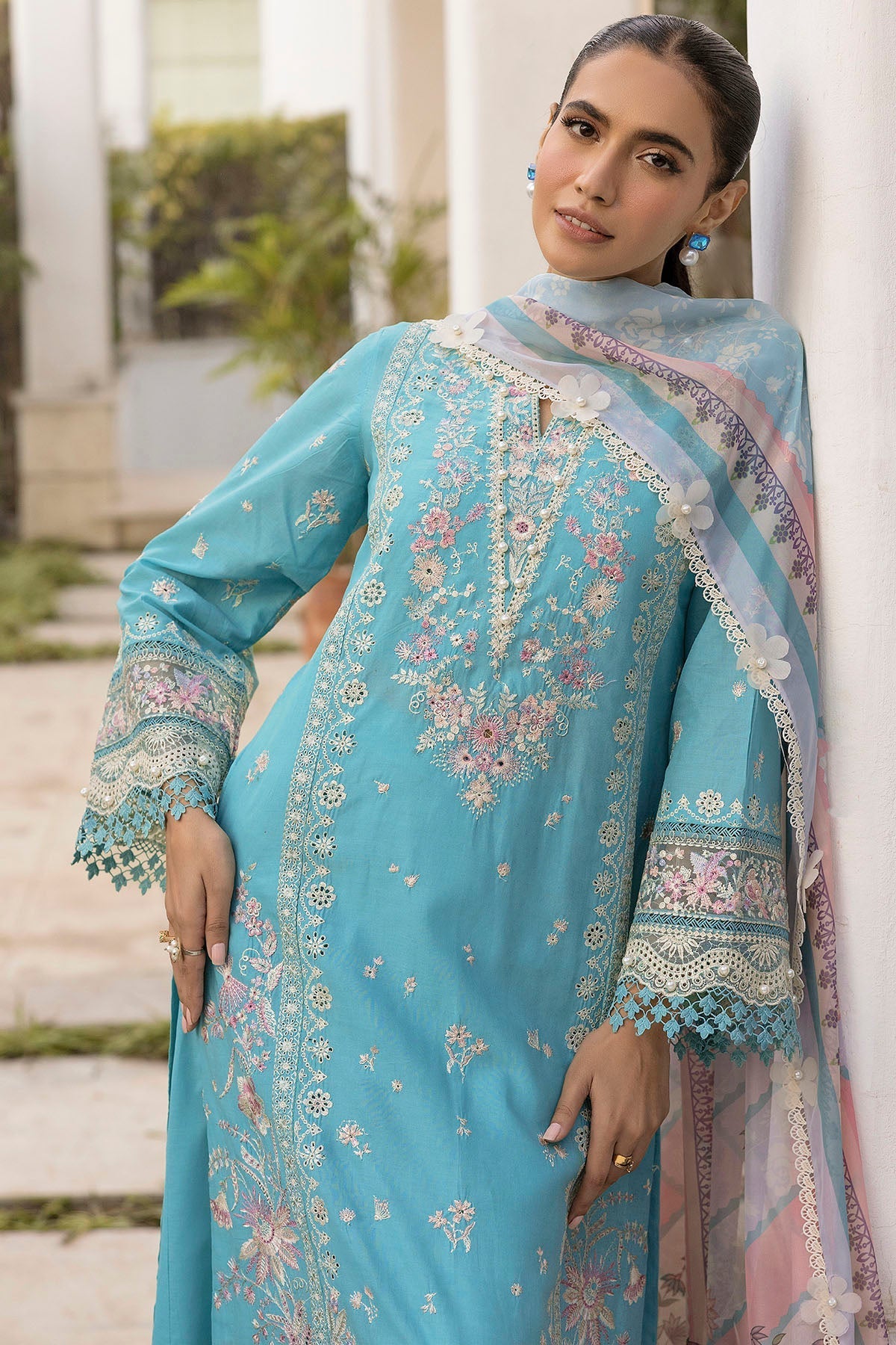 Motifz | Premium Lawn 25 | 5317-SERA by Motifz - Designer Dress - Type: Ladies Clothes - Available at Libayah - 100% Original