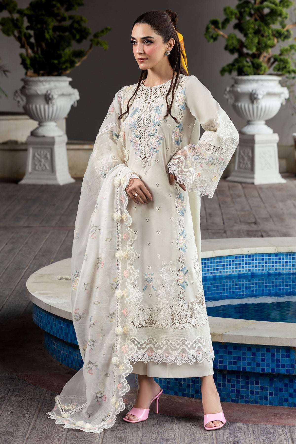 Motifz | Premium Lawn 25 | 5319-MARCELINE by Motifz - Designer Dress - Type: Ladies Clothes - Available at Libayah - 100% Original