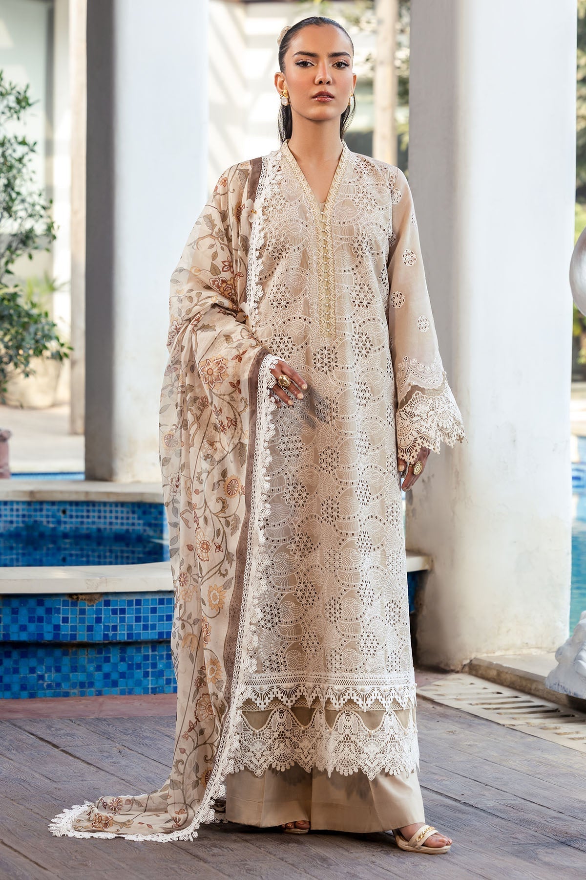 Motifz | Premium Lawn 25 | 5322-DIANE by Motifz - Designer Dress - Type: Ladies Clothes - Available at Libayah - 100% Original