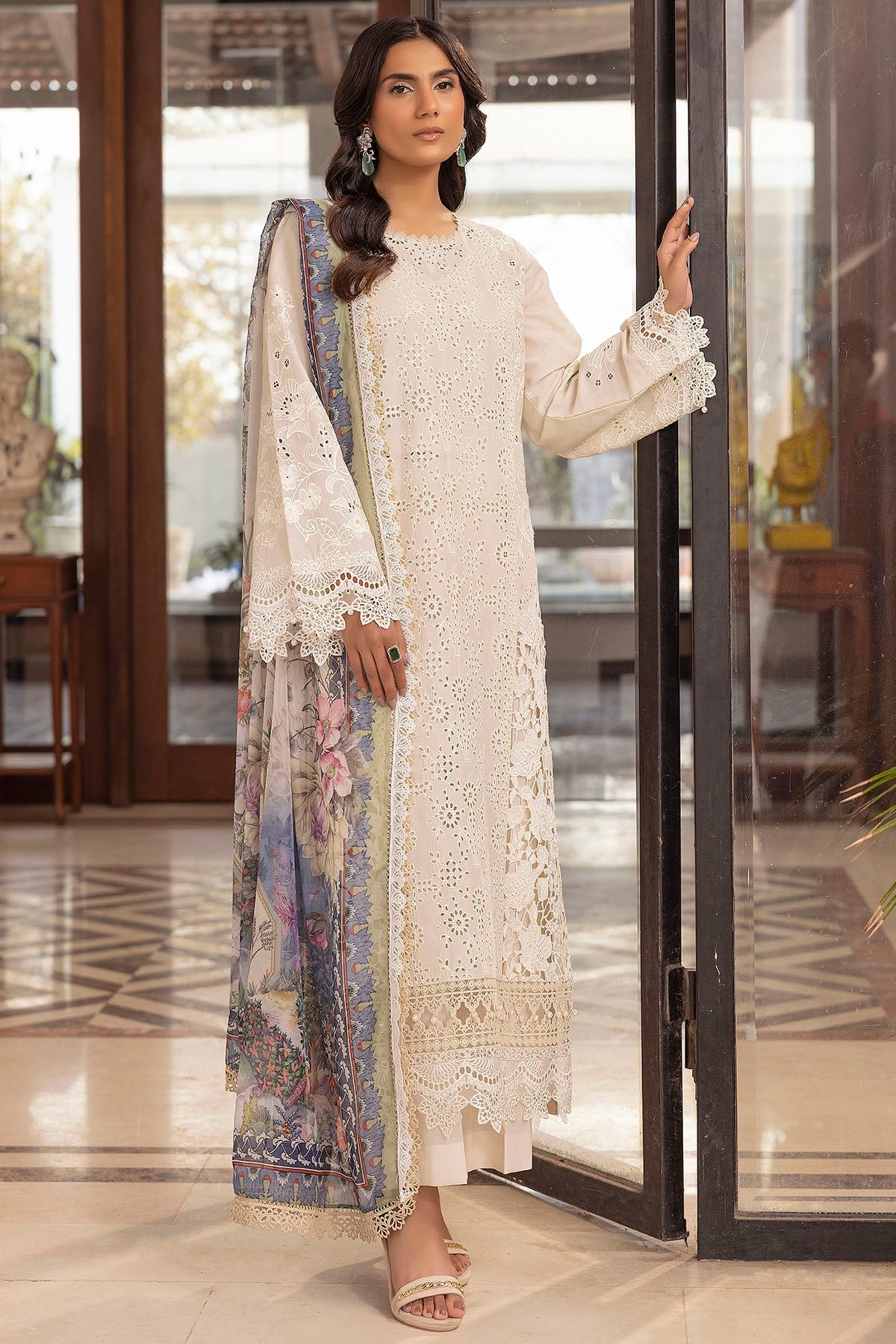 Motifz | Premium Lawn 25 | 5324-SIDONIE by Motifz - Designer Dress - Type: Ladies Clothes - Available at Libayah - 100% Original