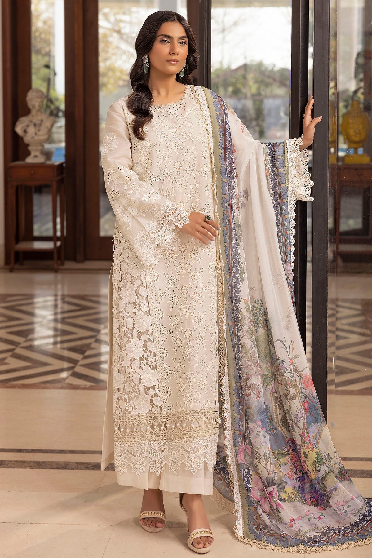 Motifz | Premium Lawn 25 | 5324-SIDONIE by Motifz - Designer Dress - Type: Ladies Clothes - Available at Libayah - 100% Original