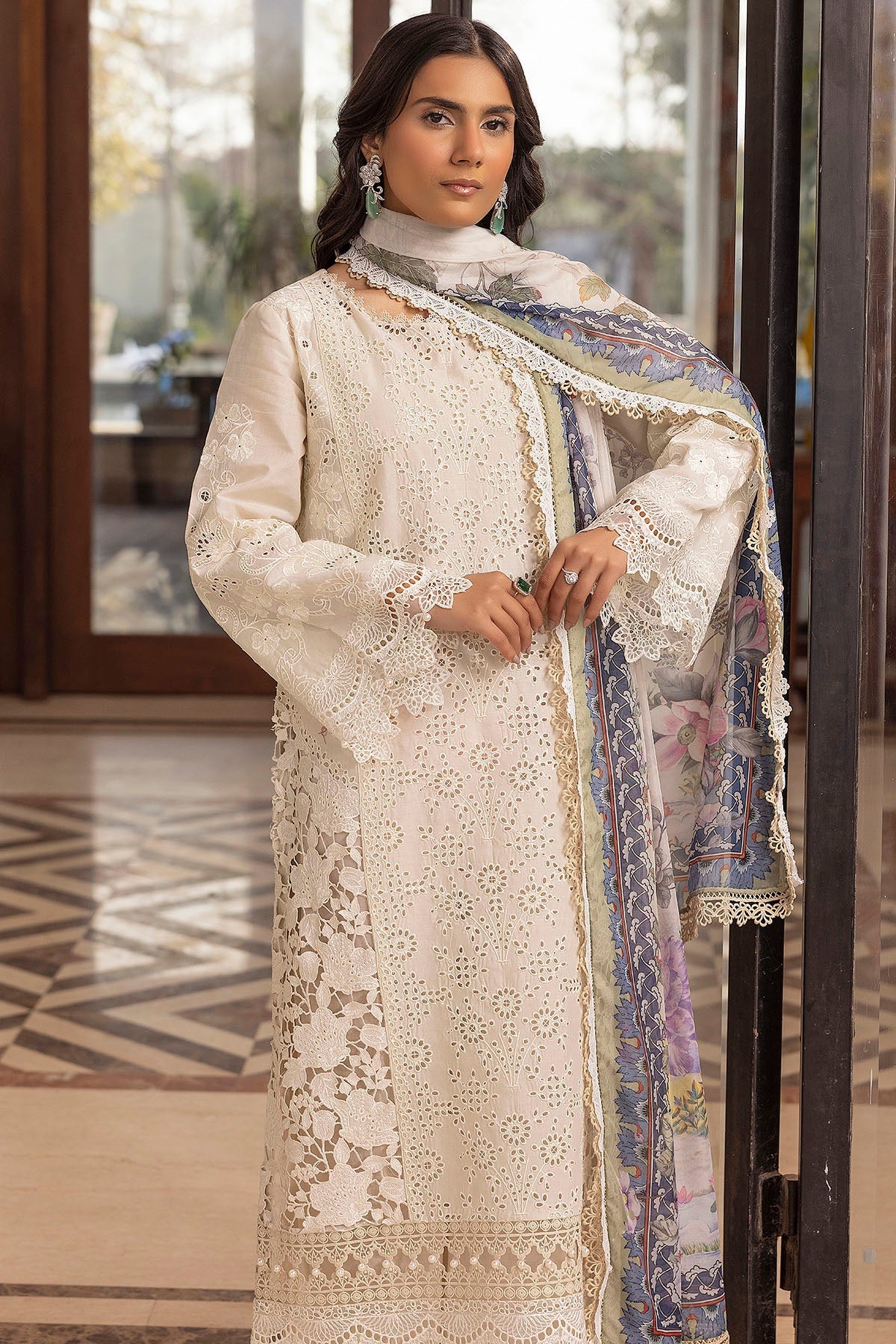 Motifz | Premium Lawn 25 | 5324-SIDONIE by Motifz - Designer Dress - Type: Ladies Clothes - Available at Libayah - 100% Original