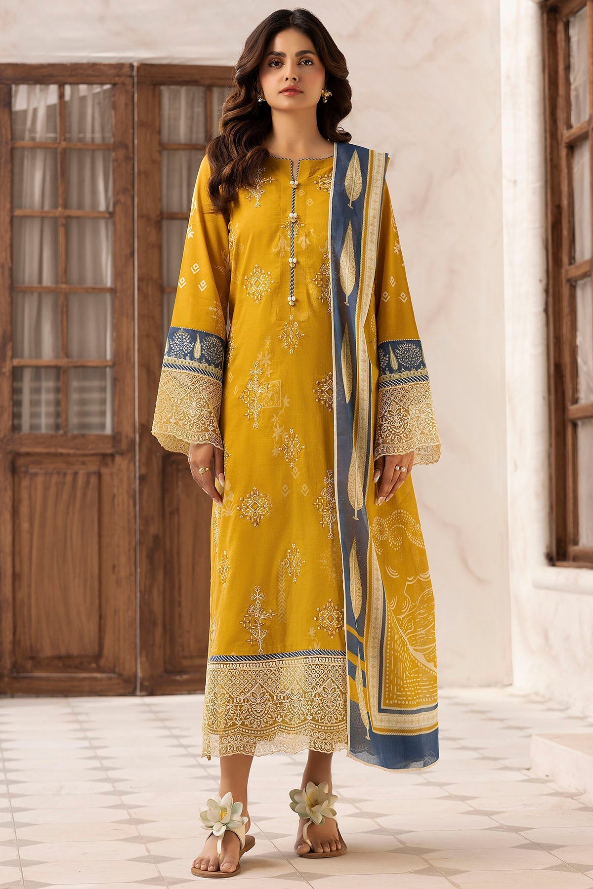 Motifz | Umang Lawn | 5416-USWA by Motifz - Designer Dress - Type: Ladies Clothes - Available at Libayah - 100% Original