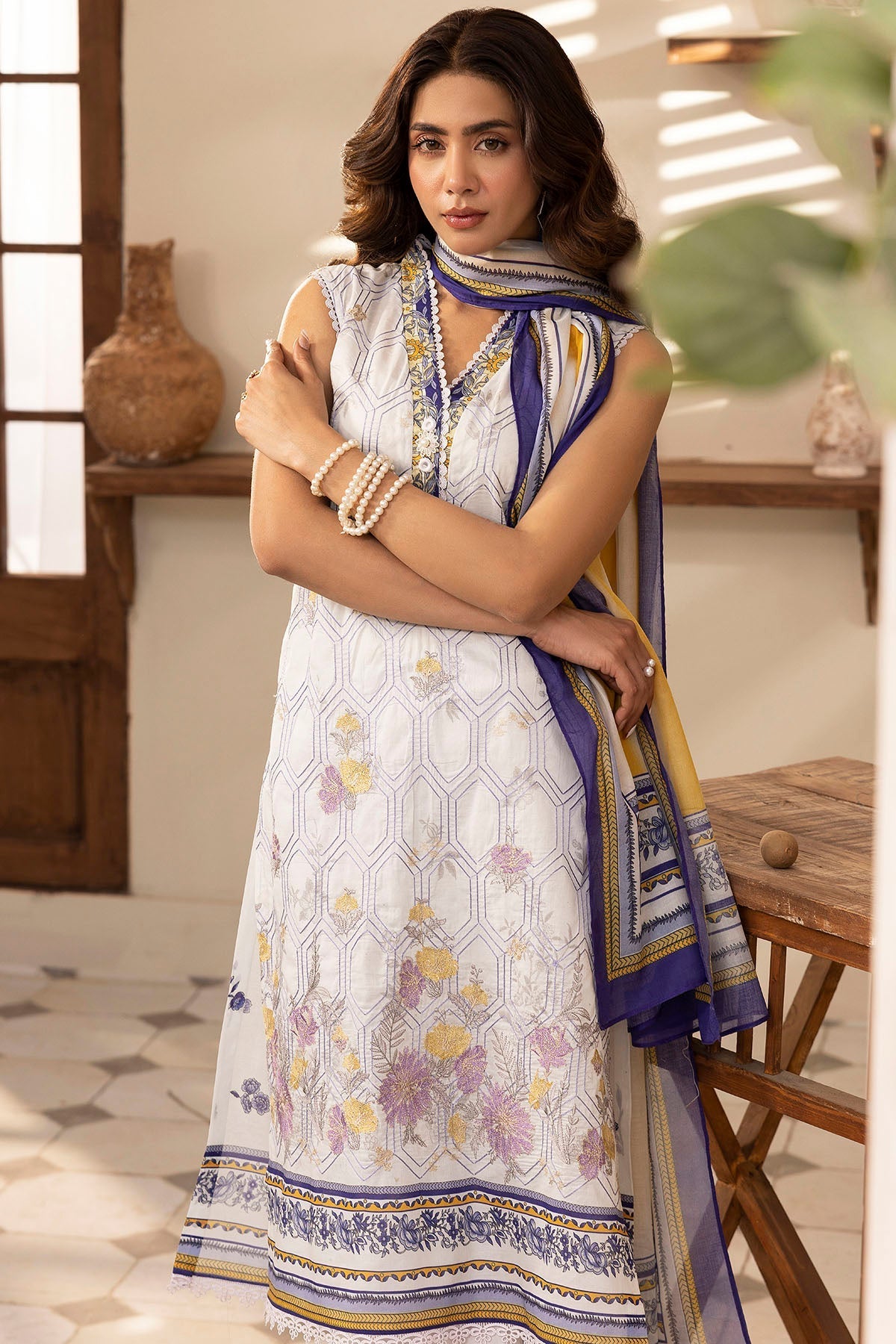 Motifz | Umang Lawn | 5422-MABEL by Motifz - Designer Dress - Type: Ladies Clothes - Available at Libayah - 100% Original