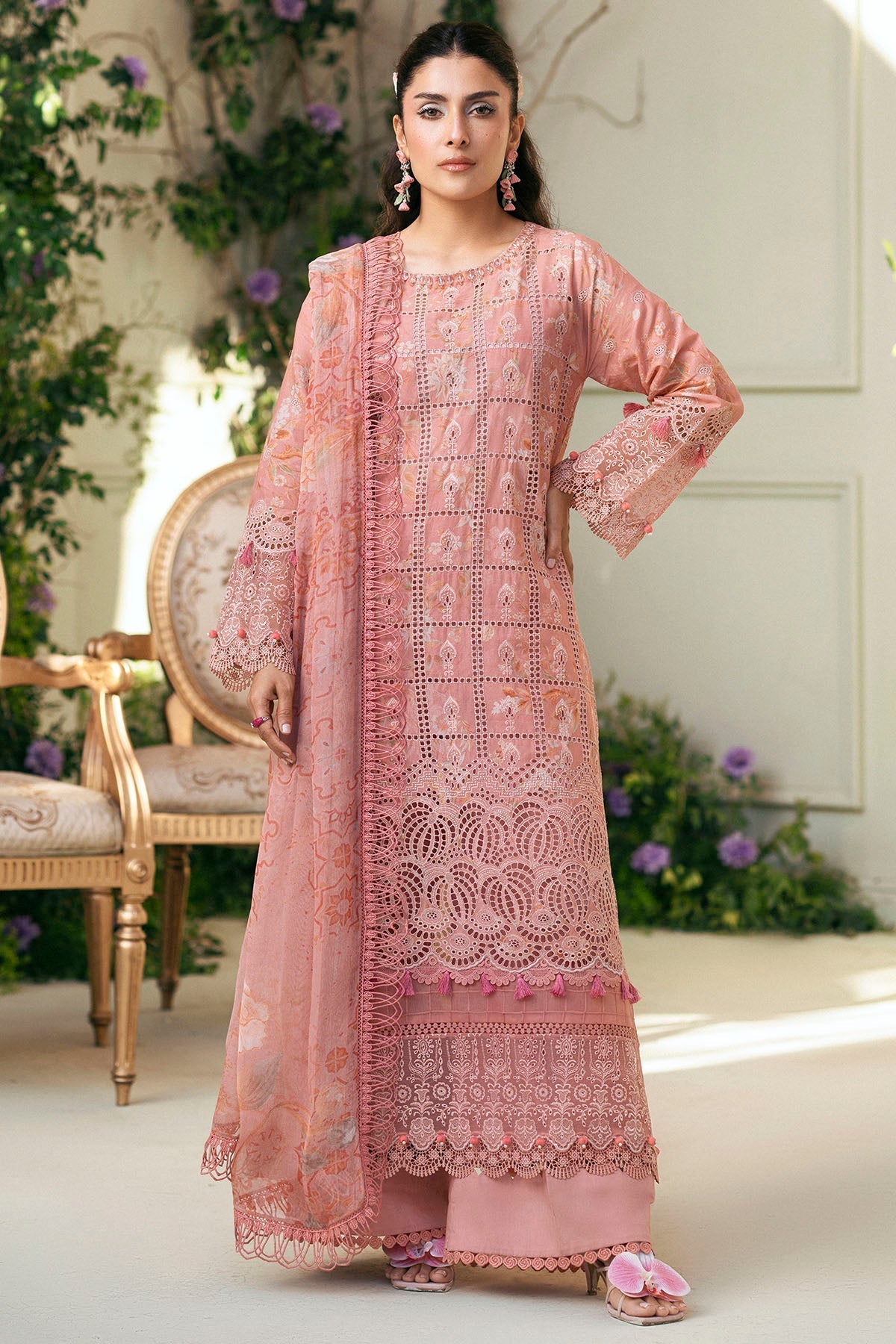 Motifz | Premium Lawn 25 | 5427-LOTUS by Motifz - Designer Dress - Type: Ladies Clothes - Available at Libayah - 100% Original