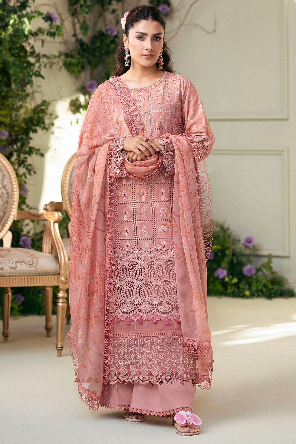 Motifz | Premium Lawn 25 | 5427-LOTUS by Motifz - Designer Dress - Type: Ladies Clothes - Available at Libayah - 100% Original