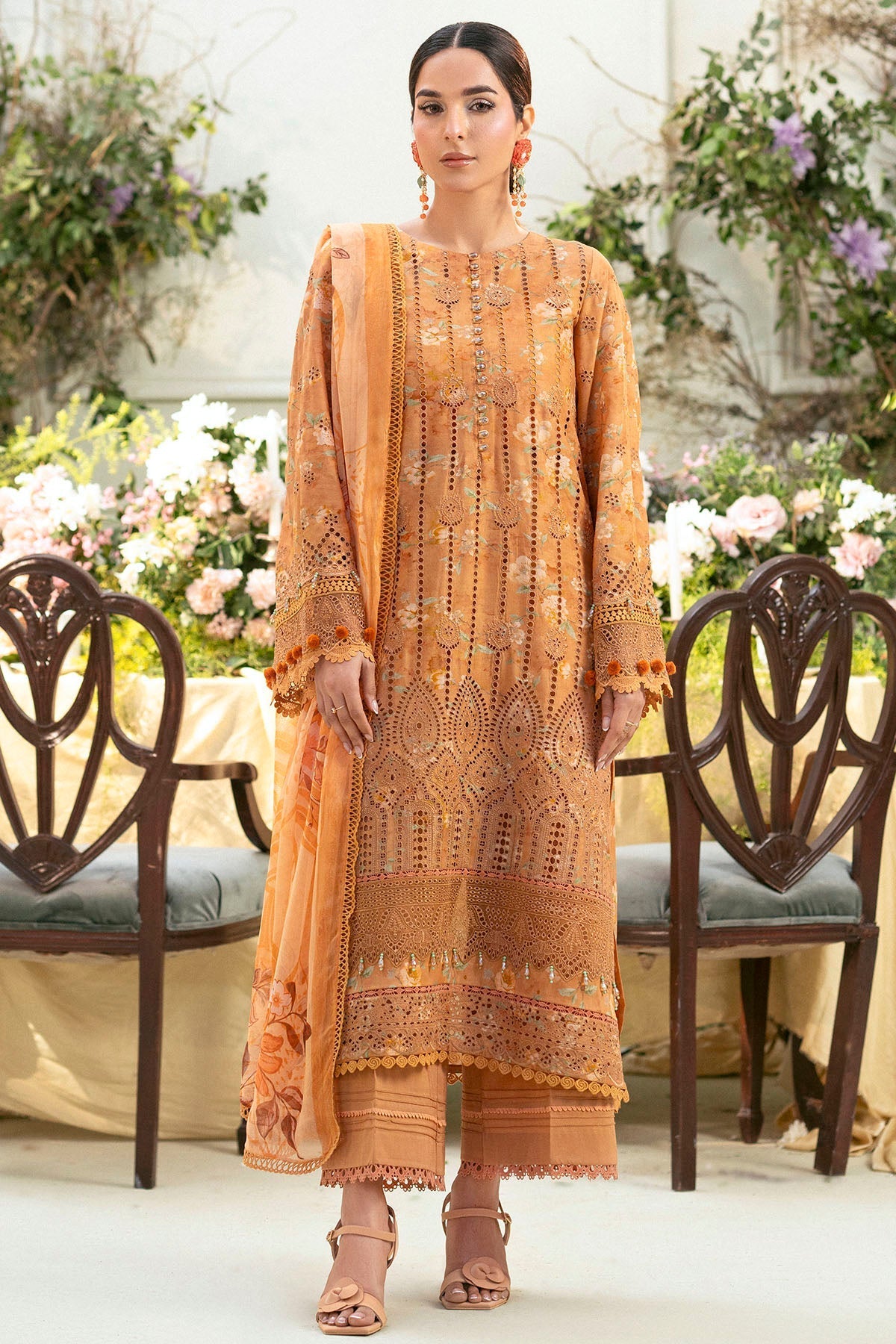 Motifz | Premium Lawn 25 | 5431-BLUEBEELL by Motifz - Designer Dress - Type: Ladies Clothes - Available at Libayah - 100% Original