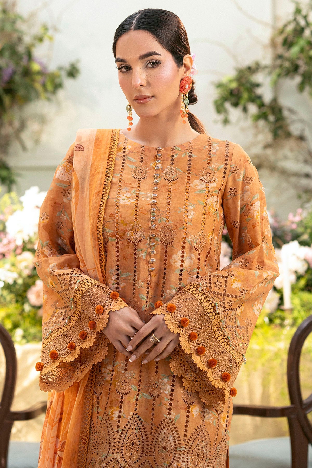 Motifz | Premium Lawn 25 | 5431-BLUEBEELL by Motifz - Designer Dress - Type: Ladies Clothes - Available at Libayah - 100% Original