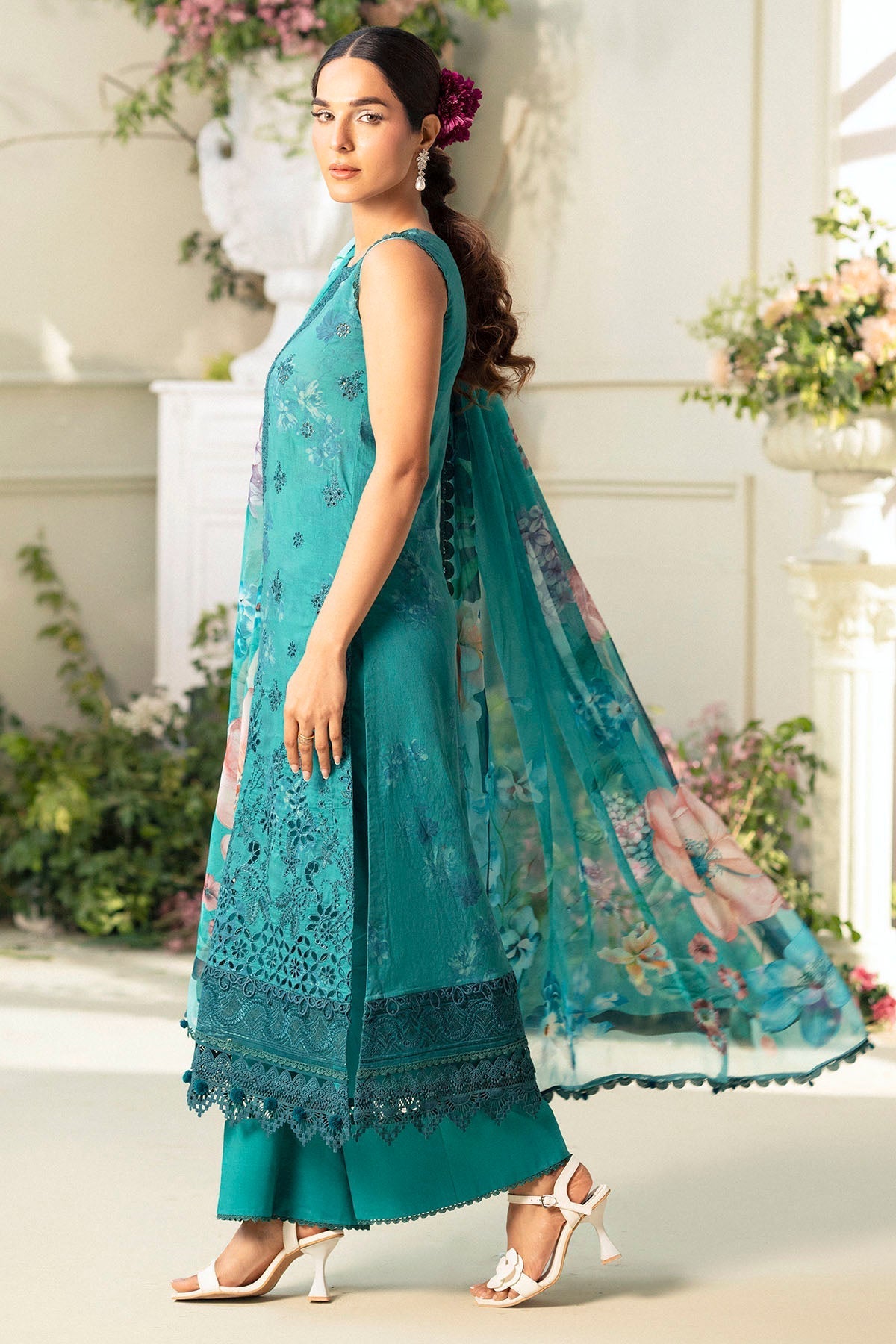Motifz | Premium Lawn 25 | 5432-MARIGOLD by Motifz - Designer Dress - Type: Ladies Clothes - Available at Libayah - 100% Original
