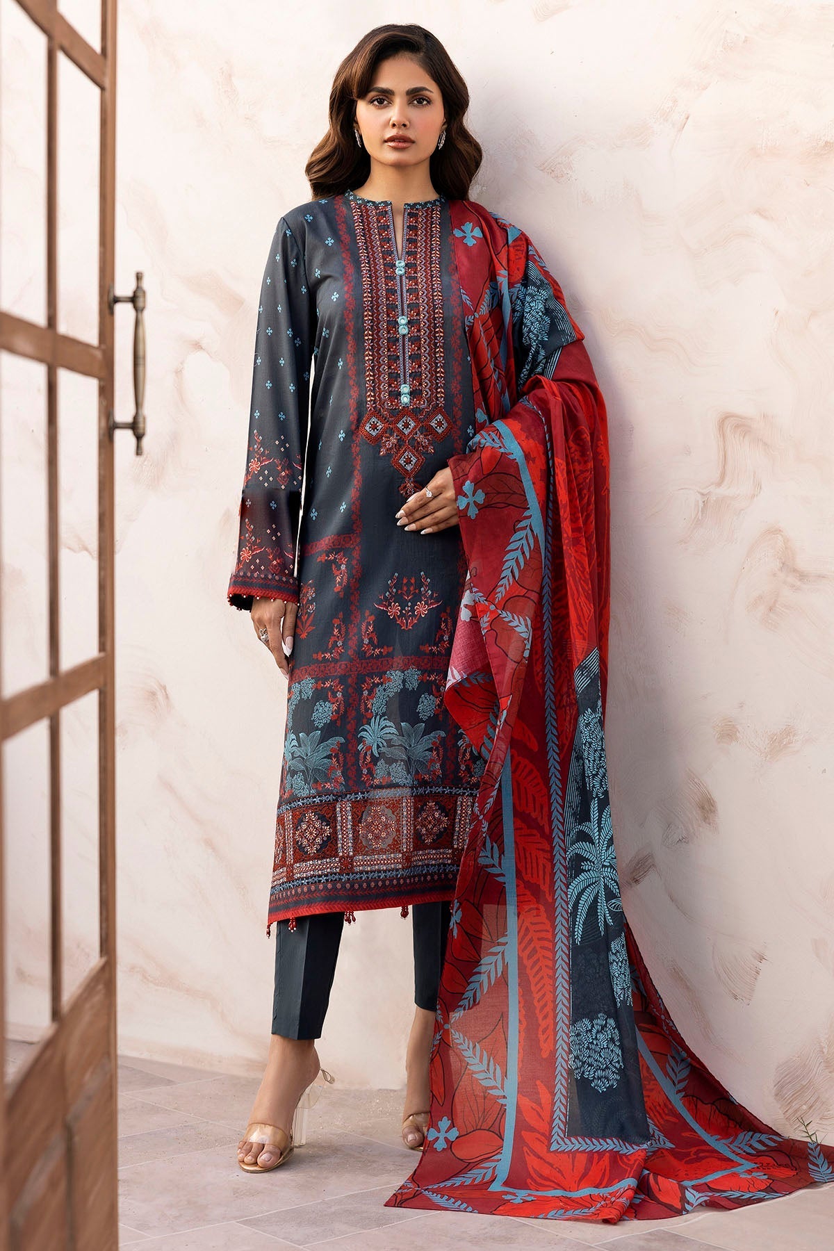 Motifz | Umang Lawn | 5465-EWA by Motifz - Designer Dress - Type: Ladies Clothes - Available at Libayah - 100% Original