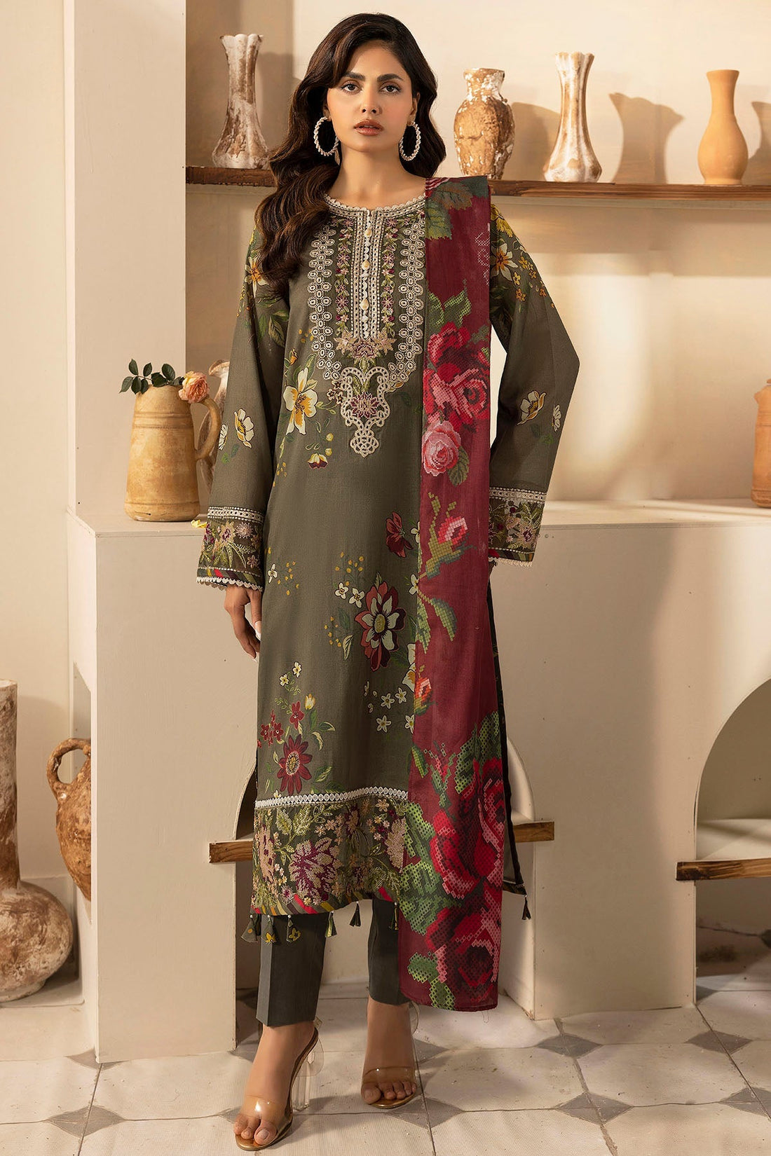 Motifz | Umang Lawn | 5470-NANCY by Motifz - Designer Dress - Type: Ladies Clothes - Available at Libayah - 100% Original