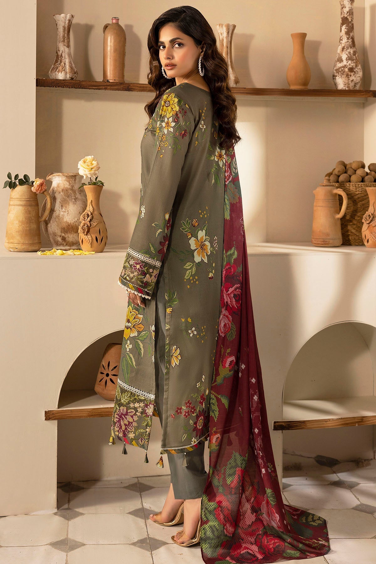 Motifz | Umang Lawn | 5470-NANCY by Motifz - Designer Dress - Type: Ladies Clothes - Available at Libayah - 100% Original