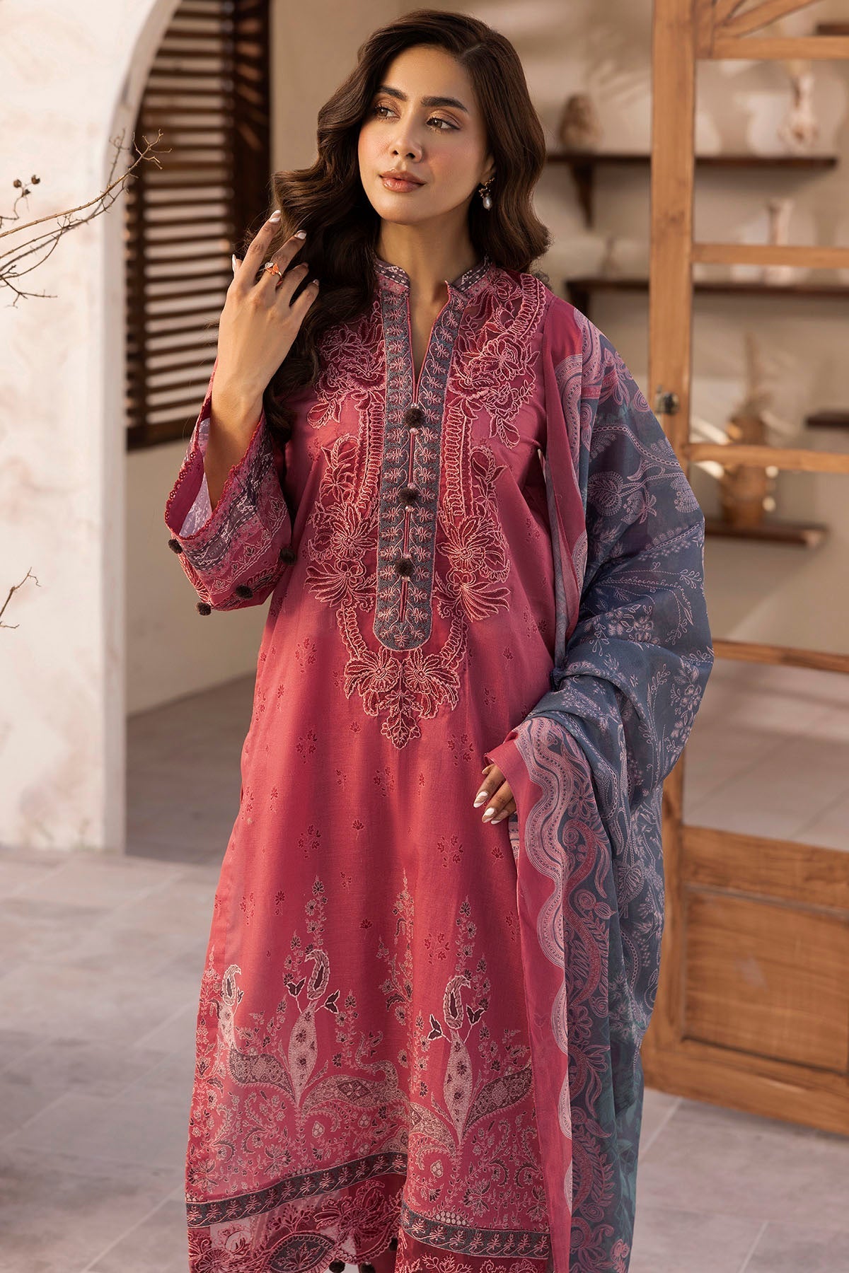 Motifz | Umang Lawn | 5471-IREA by Motifz - Designer Dress - Type: Ladies Clothes - Available at Libayah - 100% Original