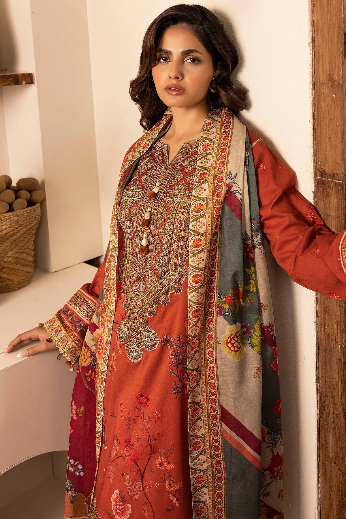 Motifz | Umang Lawn | 5473-BRENNA by Motifz - Designer Dress - Type: Ladies Clothes - Available at Libayah - 100% Original