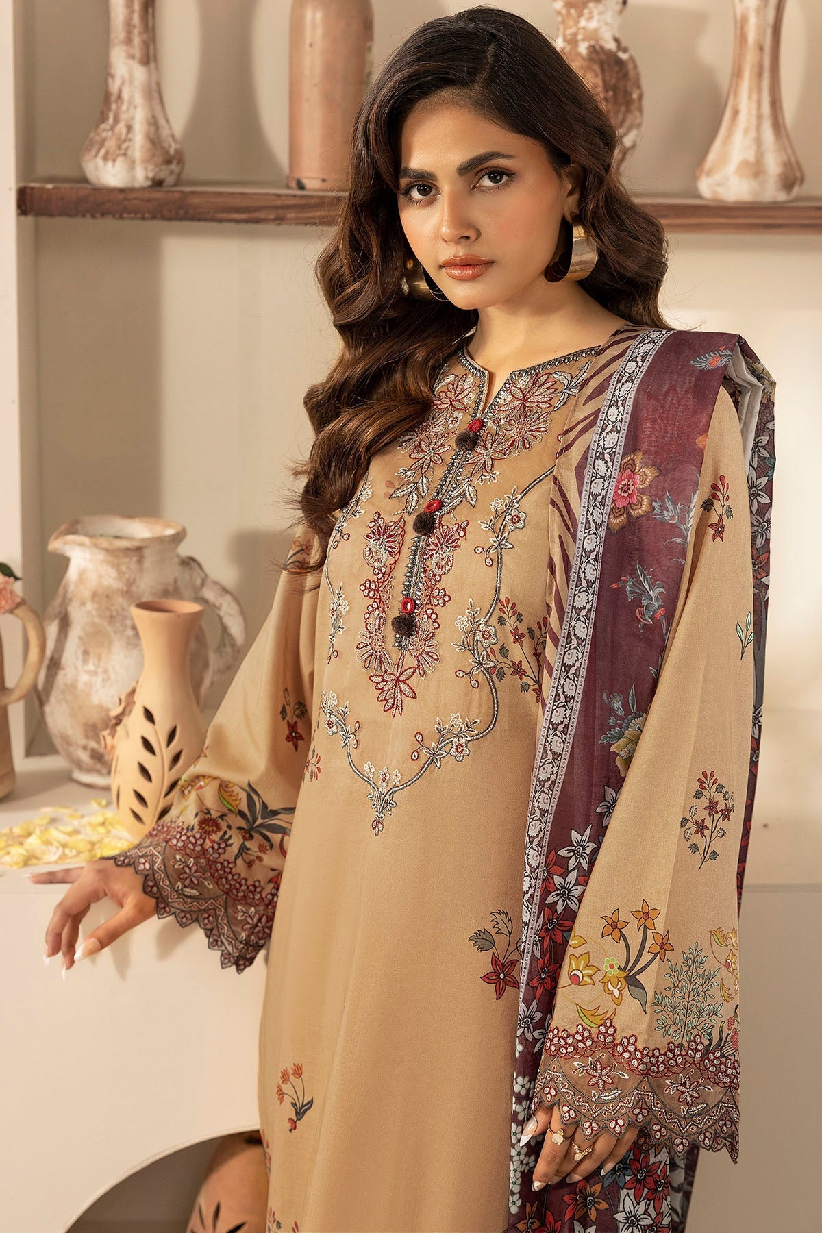Motifz | Umang Lawn | 5474-ARA by Motifz - Designer Dress - Type: Ladies Clothes - Available at Libayah - 100% Original