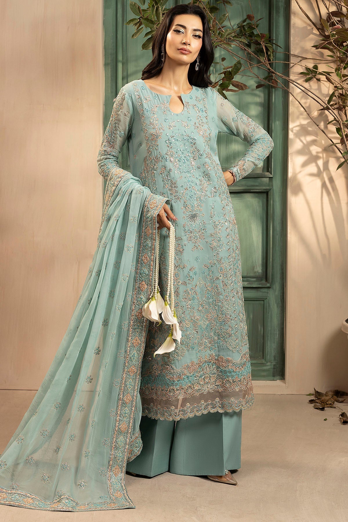 Motifz | Luxury Formal | 5574-FLORA by Motifz - Designer Dress  - Type : Ladies Clothes - Available at Libayah - 100% Original 