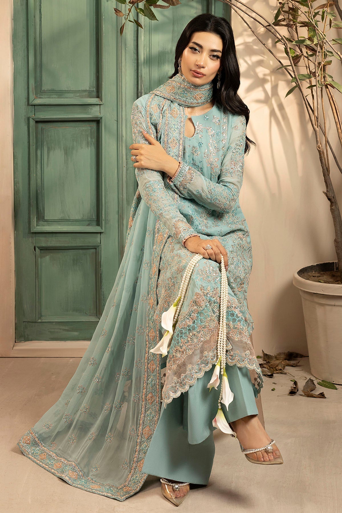 Motifz | Luxury Formal | 5574-FLORA by Motifz - Designer Dress  - Type : Ladies Clothes - Available at Libayah - 100% Original 