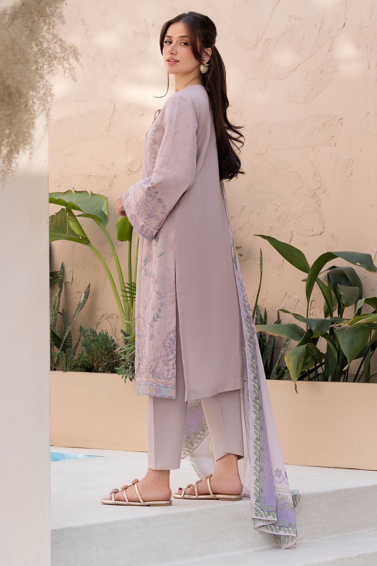 Motifz | Amal Lawn 26 | 6062-INDIGO by Motifz - Designer Dress  - Type : Ladies Clothes - Available at Libayah - 100% Original 