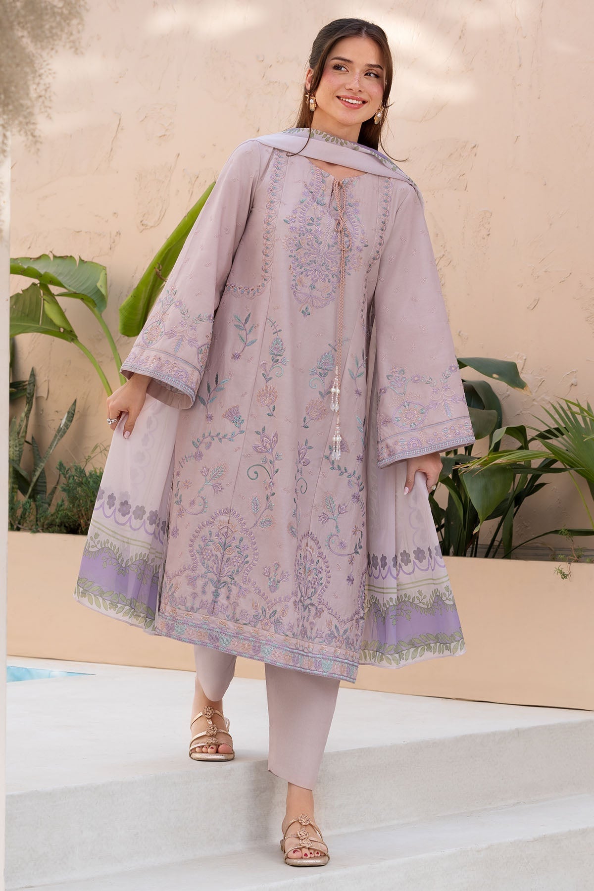 Motifz | Amal Lawn 26 | 6062-INDIGO by Motifz - Designer Dress  - Type : Ladies Clothes - Available at Libayah - 100% Original 