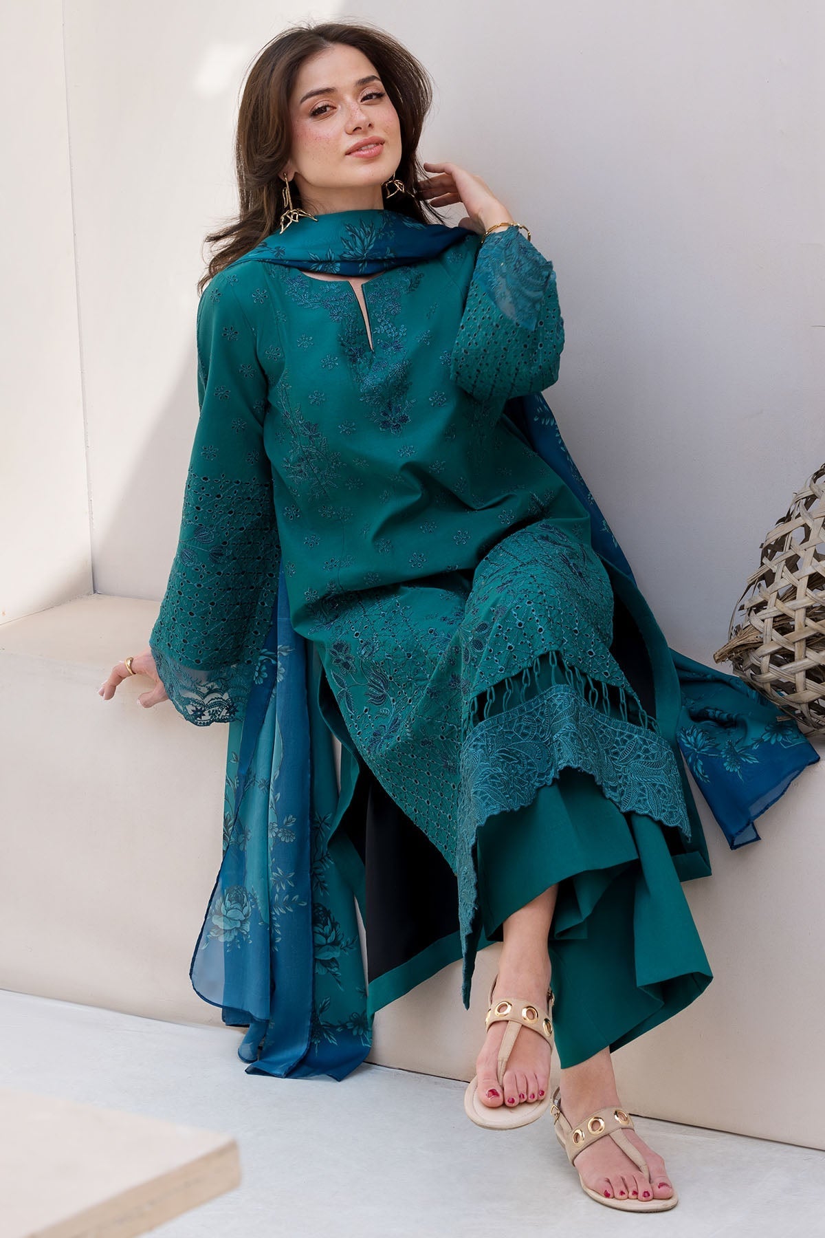 Motifz | Amal Lawn 26 | 6063-ABIGAL by Motifz - Designer Dress  - Type : Ladies Clothes - Available at Libayah - 100% Original 