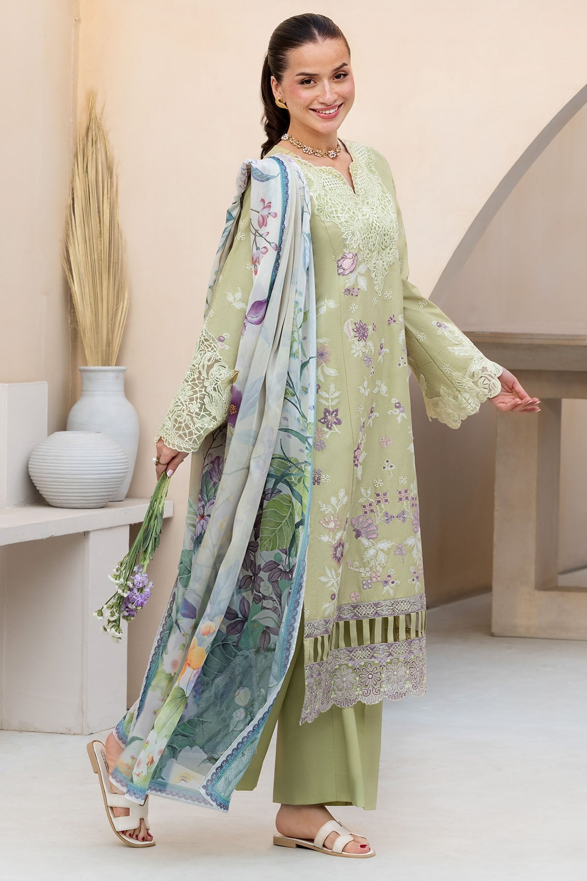 Motifz | Amal Lawn 26 | 6064-ALEXANDRIN by Motifz - Designer Dress  - Type : Ladies Clothes - Available at Libayah - 100% Original 