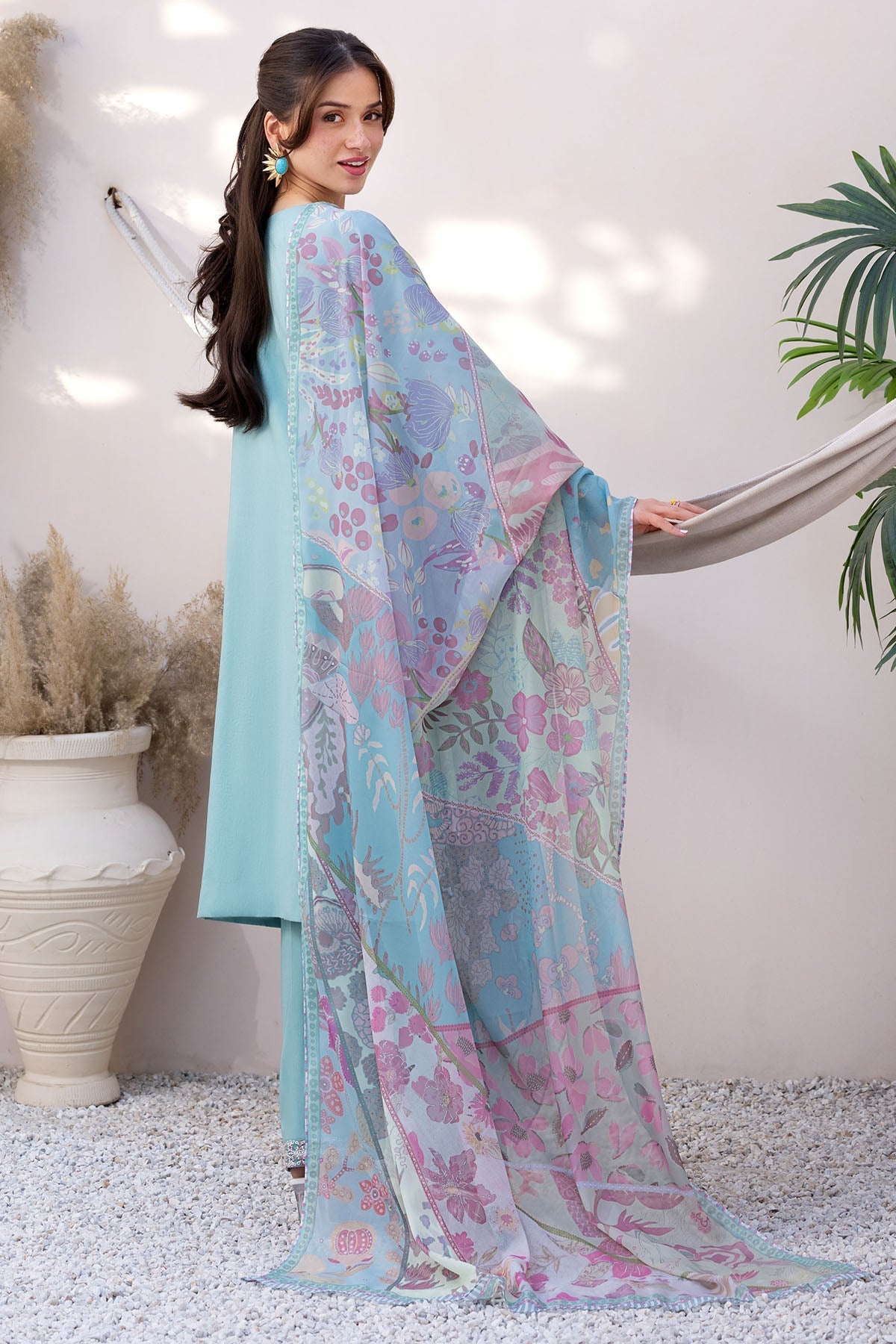 Motifz | Amal Lawn 26 | 6065-ELOWYN by Motifz - Designer Dress  - Type : Ladies Clothes - Available at Libayah - 100% Original 