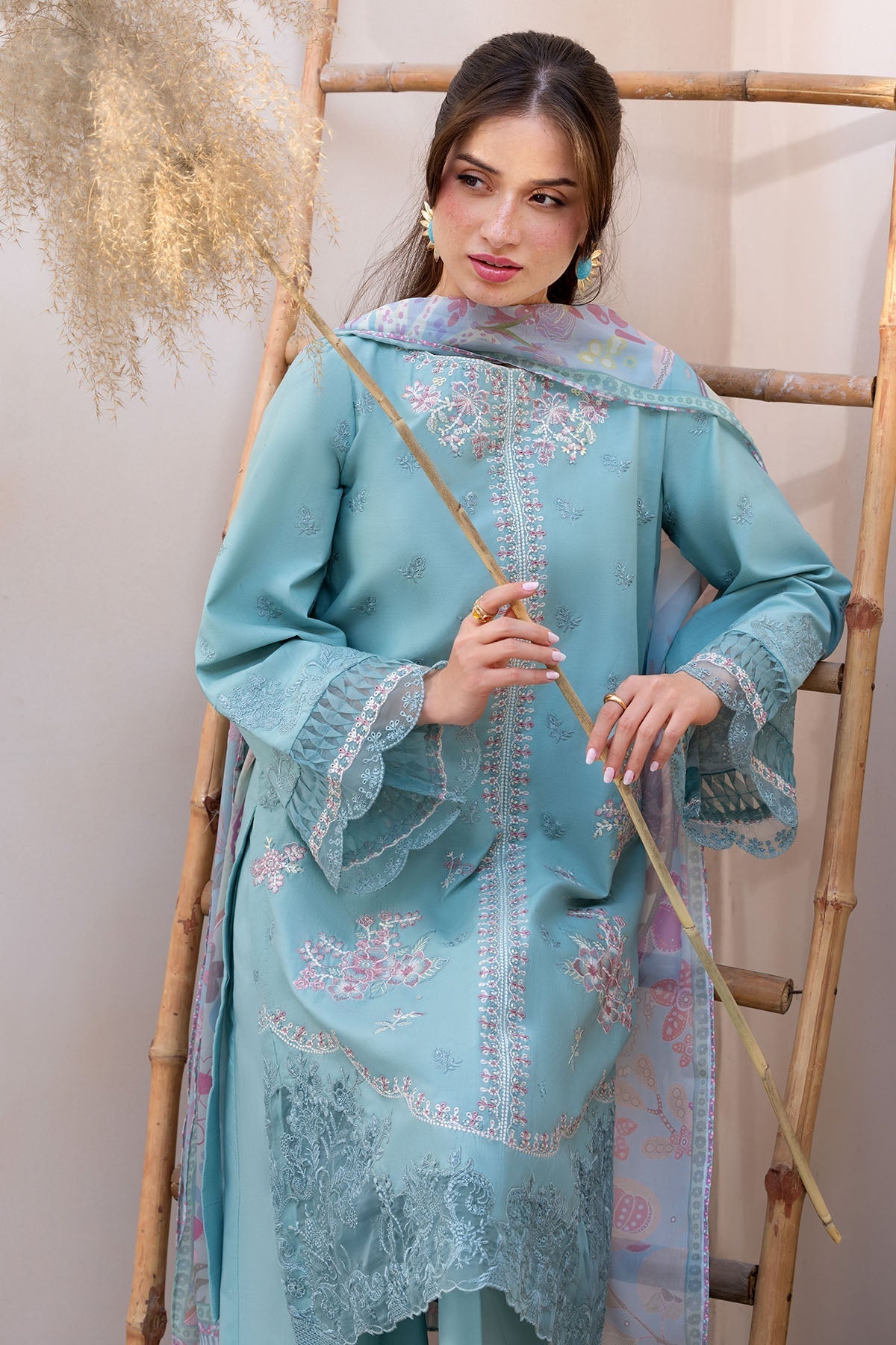 Motifz | Amal Lawn 26 | 6065-ELOWYN by Motifz - Designer Dress  - Type : Ladies Clothes - Available at Libayah - 100% Original 