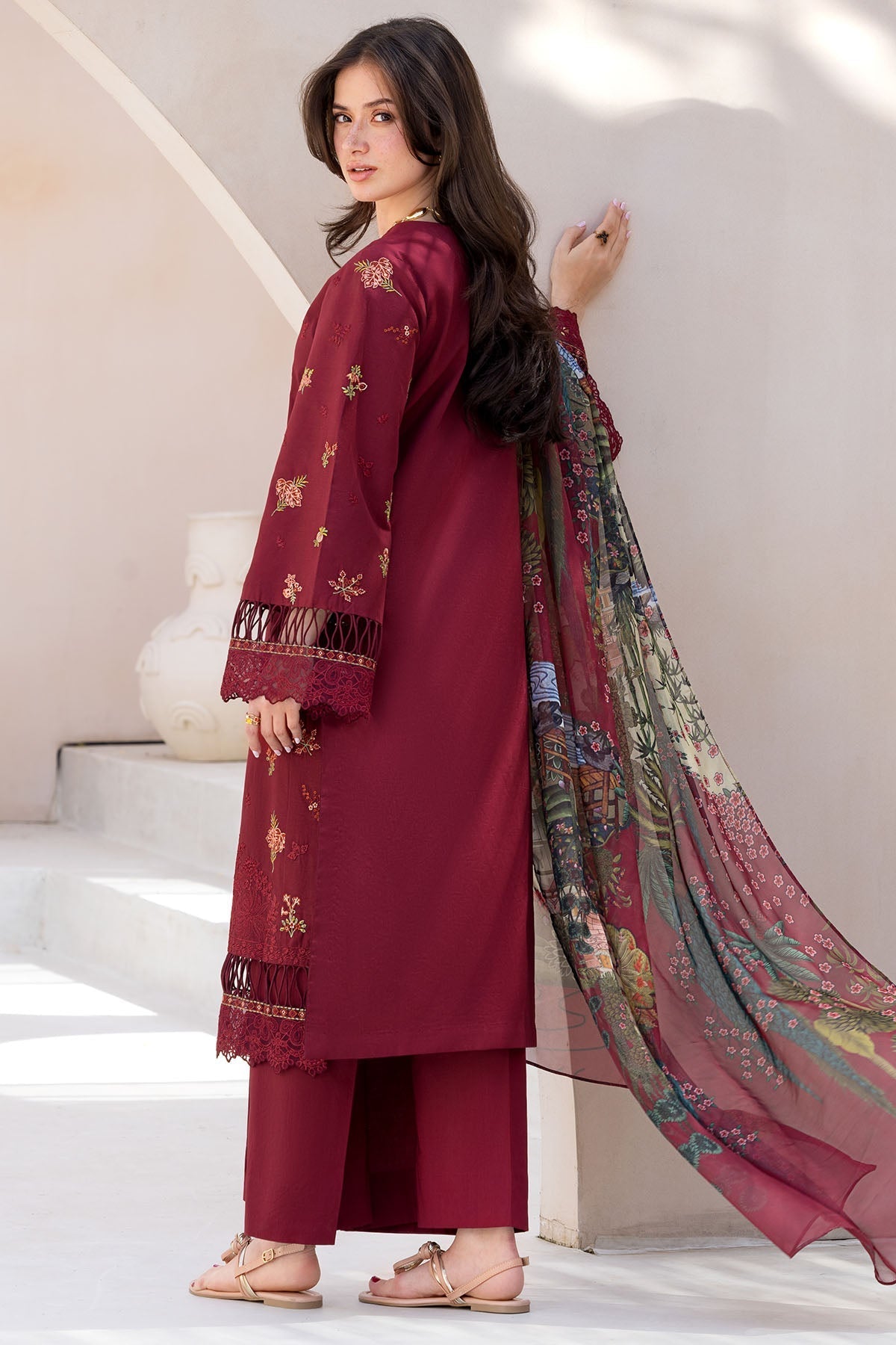 Motifz | Amal Lawn 26 | 6066-CANDENCE by Motifz - Designer Dress  - Type : Ladies Clothes - Available at Libayah - 100% Original 