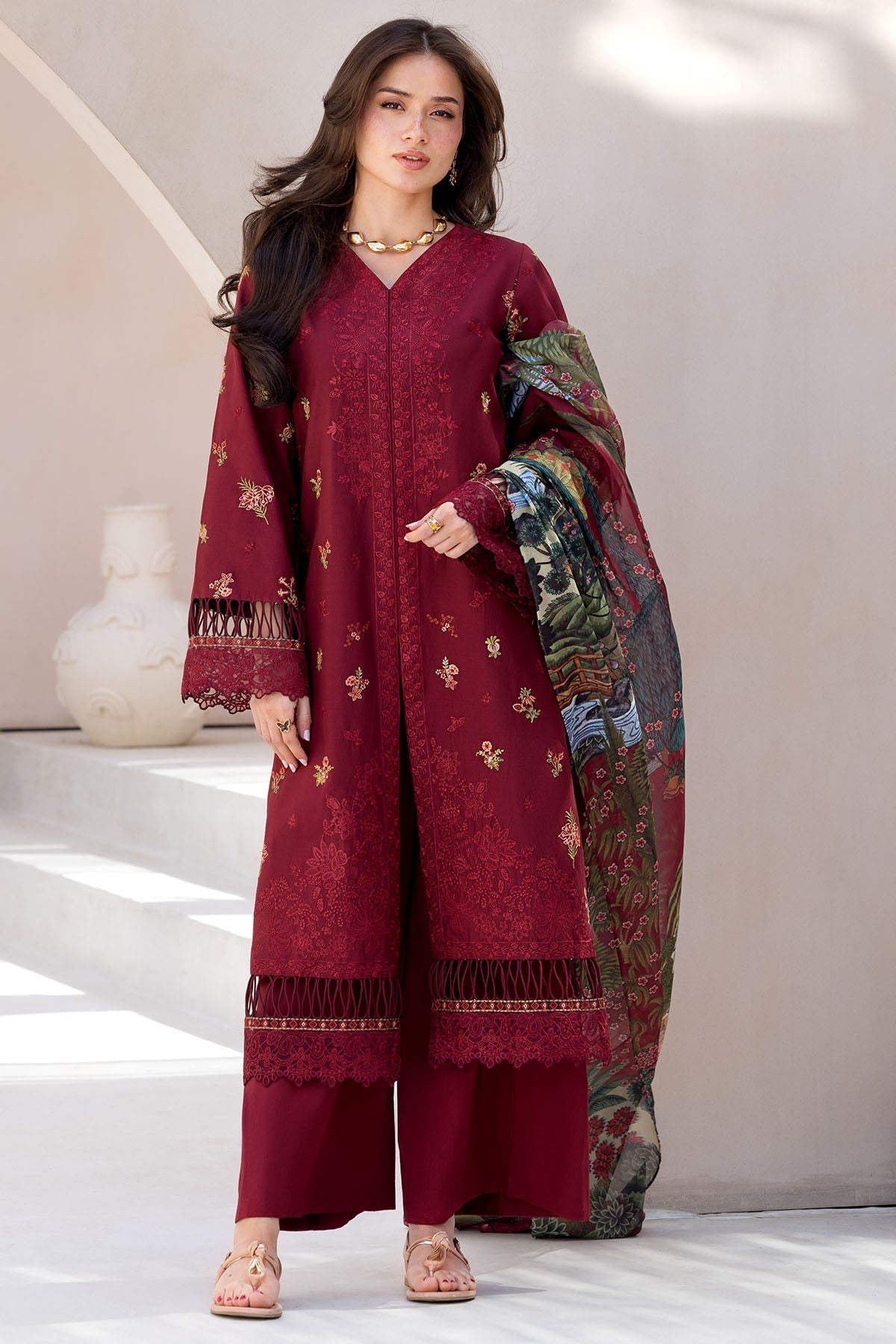 Motifz | Amal Lawn 26 | 6066-CANDENCE by Motifz - Designer Dress  - Type : Ladies Clothes - Available at Libayah - 100% Original 