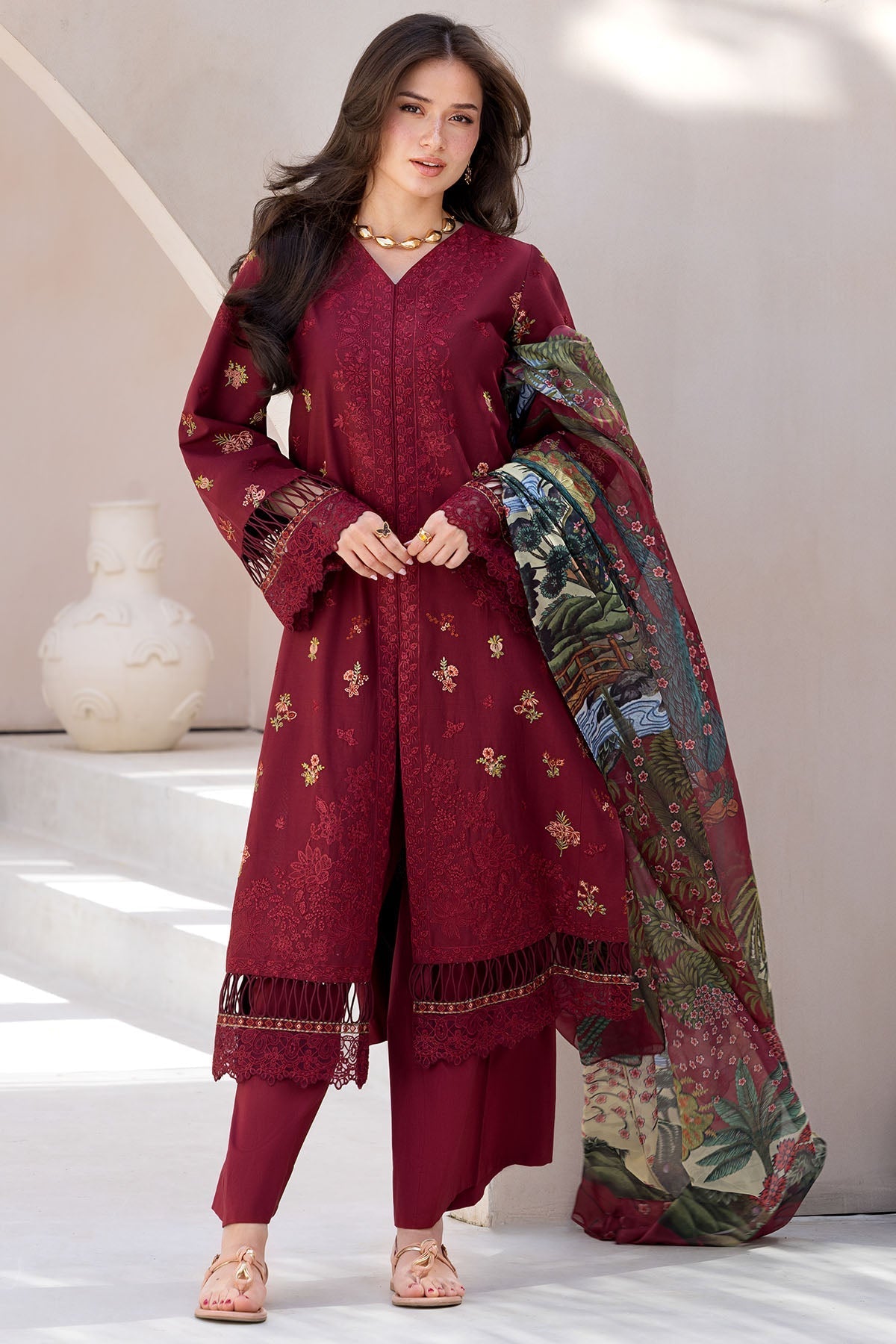 Motifz | Amal Lawn 26 | 6066-CANDENCE by Motifz - Designer Dress  - Type : Ladies Clothes - Available at Libayah - 100% Original 