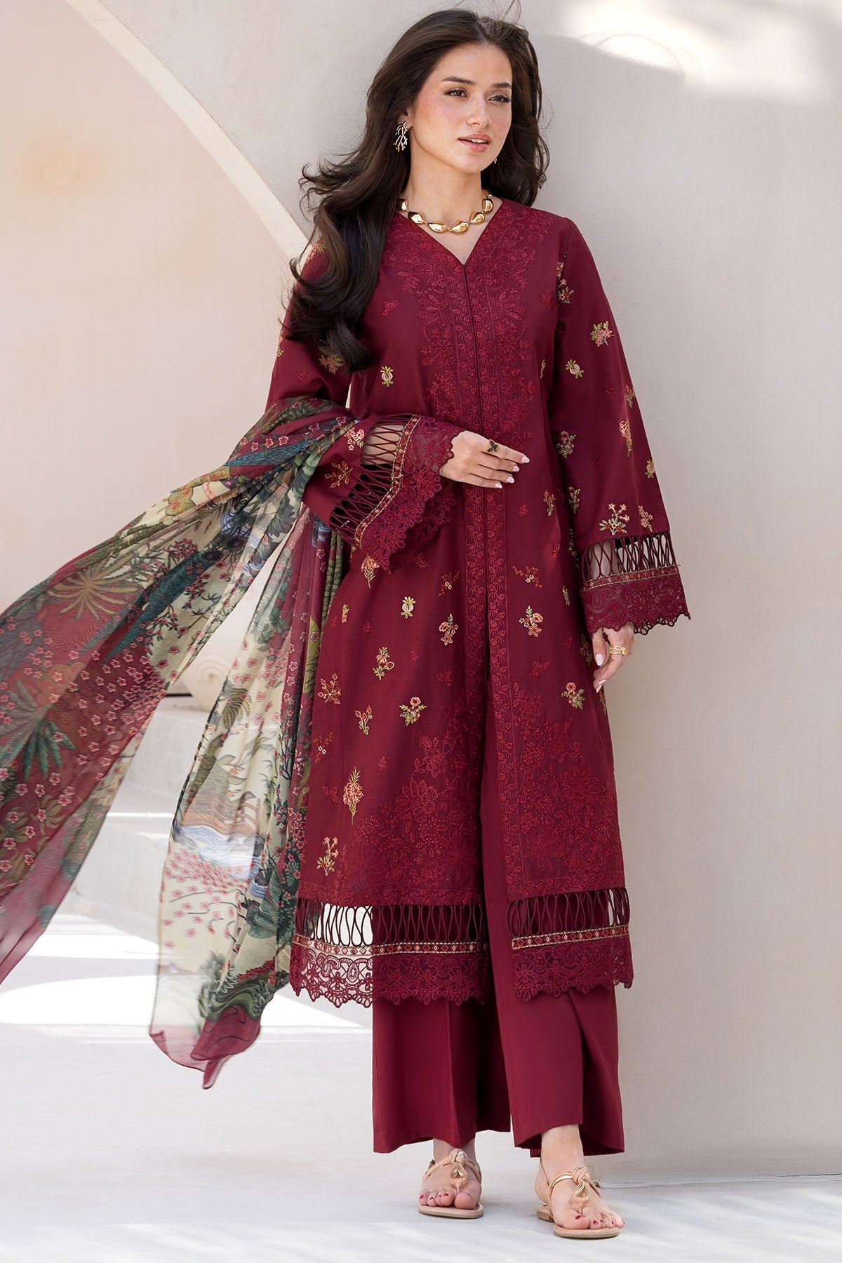 Motifz | Amal Lawn 26 | 6066-CANDENCE by Motifz - Designer Dress  - Type : Ladies Clothes - Available at Libayah - 100% Original 