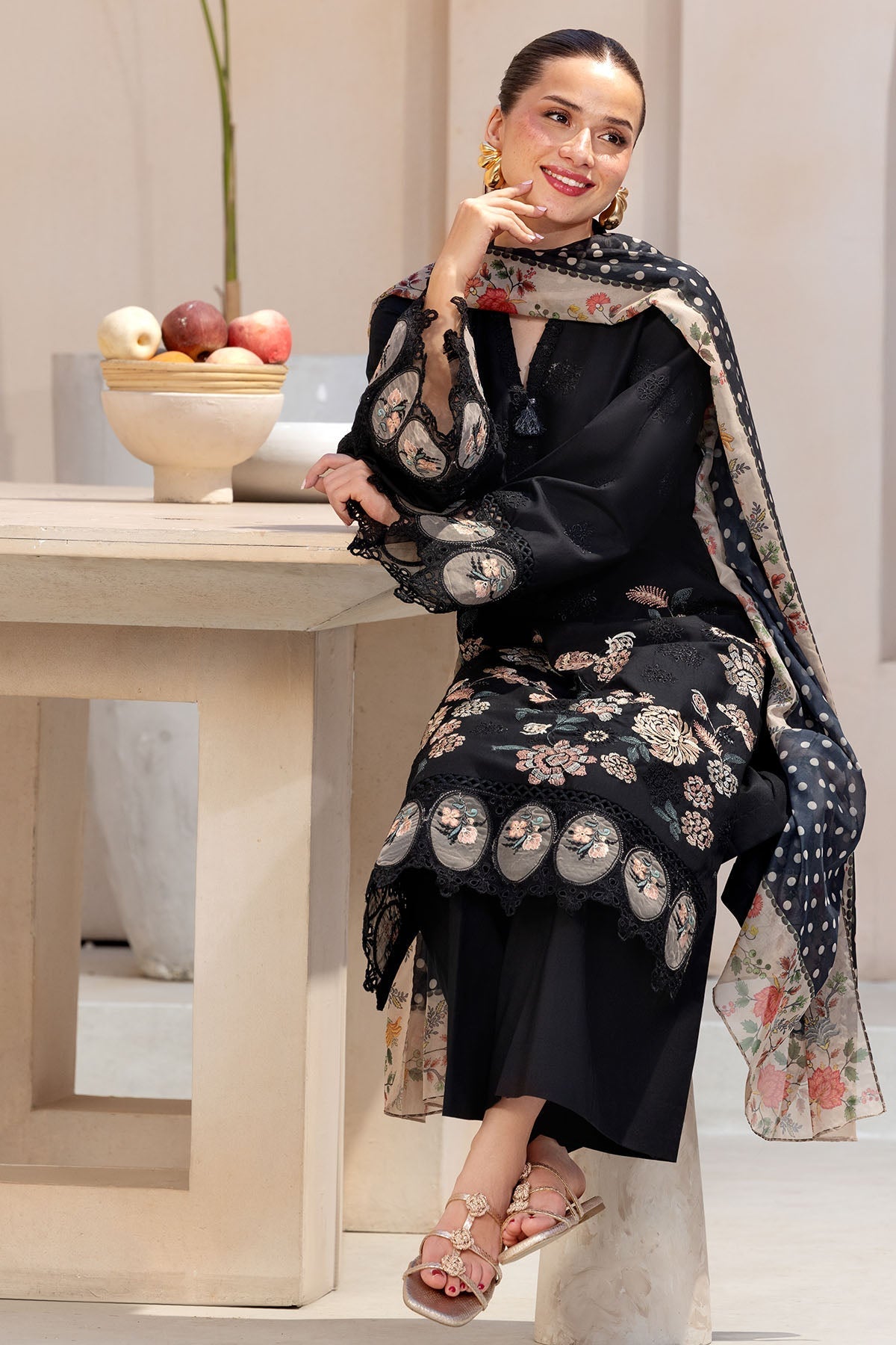 Motifz | Amal Lawn 26 | 6069-NOVA by Motifz - Designer Dress  - Type : Ladies Clothes - Available at Libayah - 100% Original 