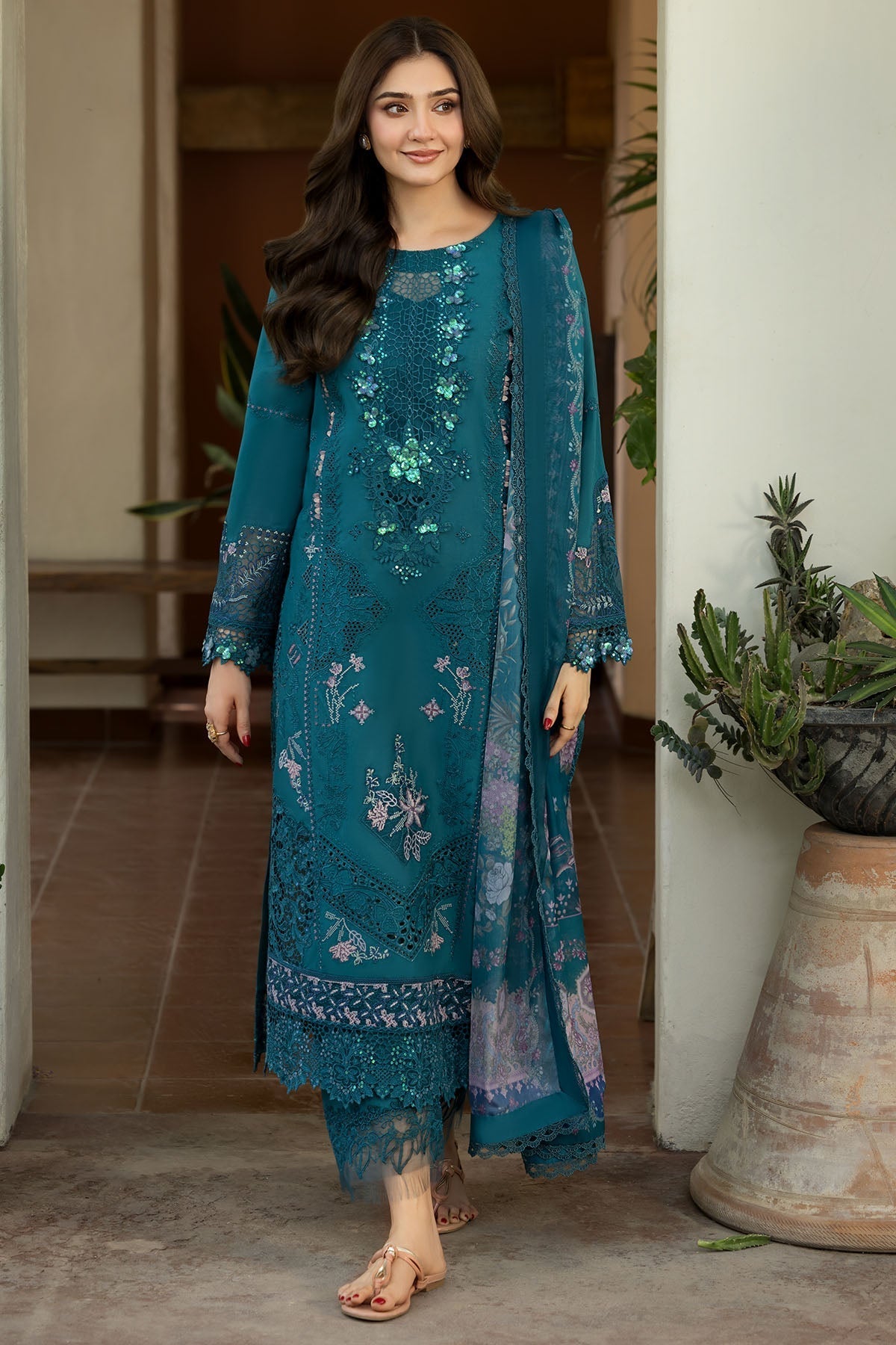 Motifz | Premium Lawn 26 | 6113-CALABRIA by Motifz - Designer Dress  - Type : Ladies Clothes - Available at Libayah - 100% Original 