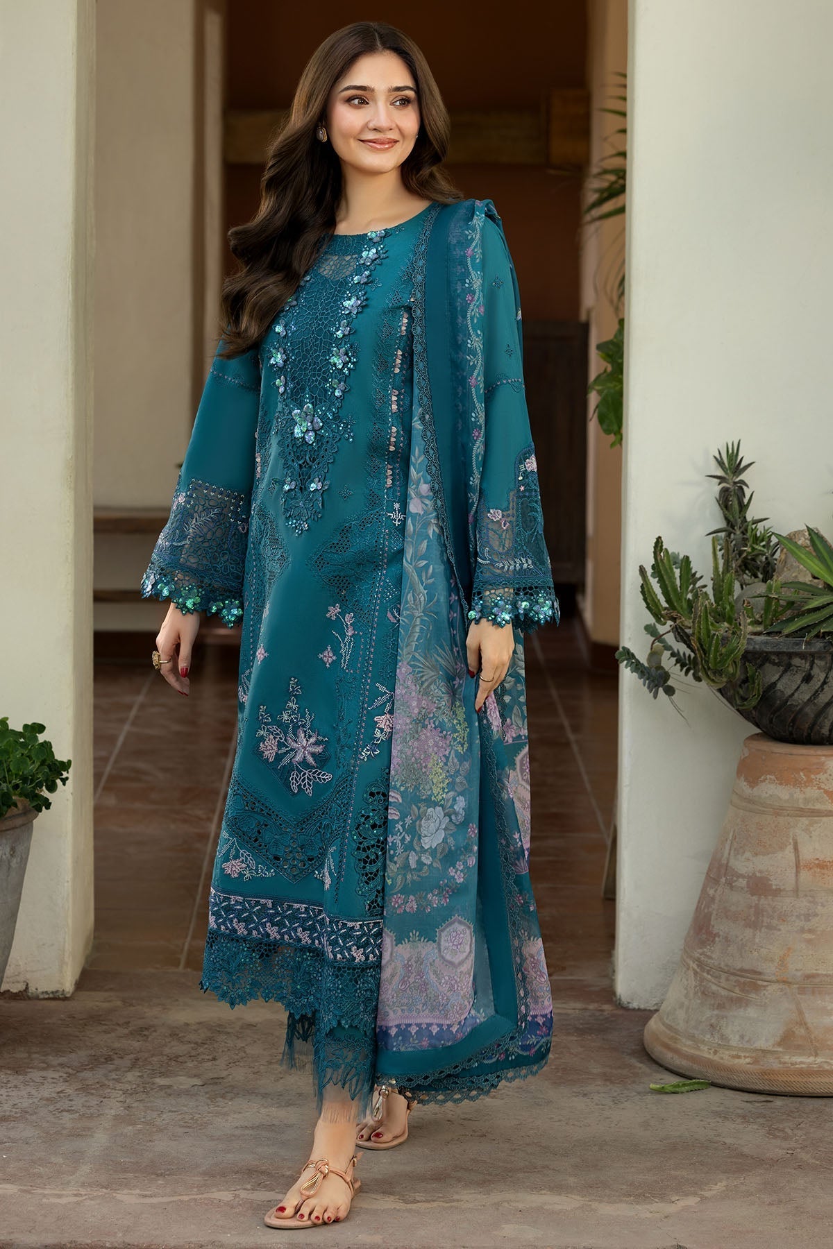 Motifz | Premium Lawn 26 | 6113-CALABRIA by Motifz - Designer Dress  - Type : Ladies Clothes - Available at Libayah - 100% Original 