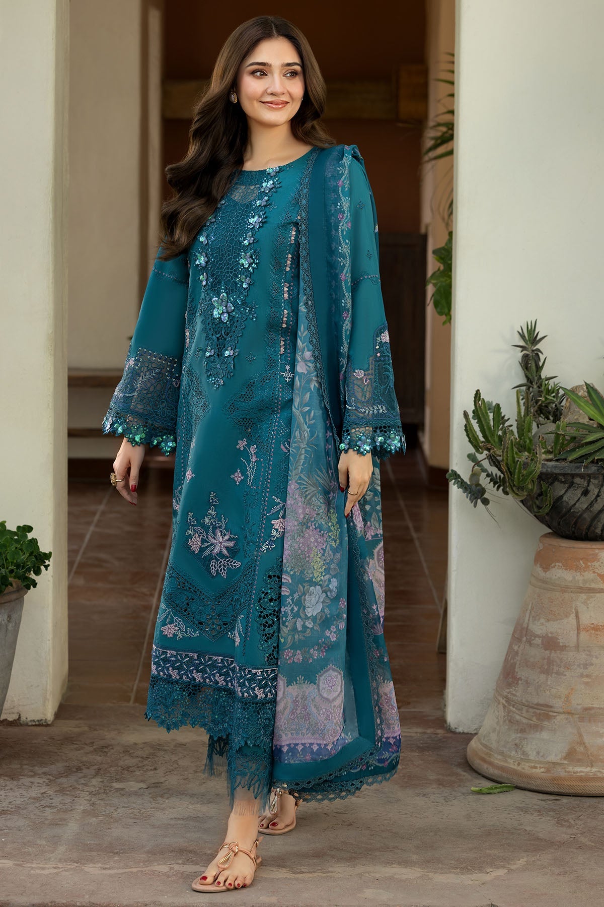 Motifz | Premium Lawn 26 | 6113-CALABRIA by Motifz - Designer Dress  - Type : Ladies Clothes - Available at Libayah - 100% Original 