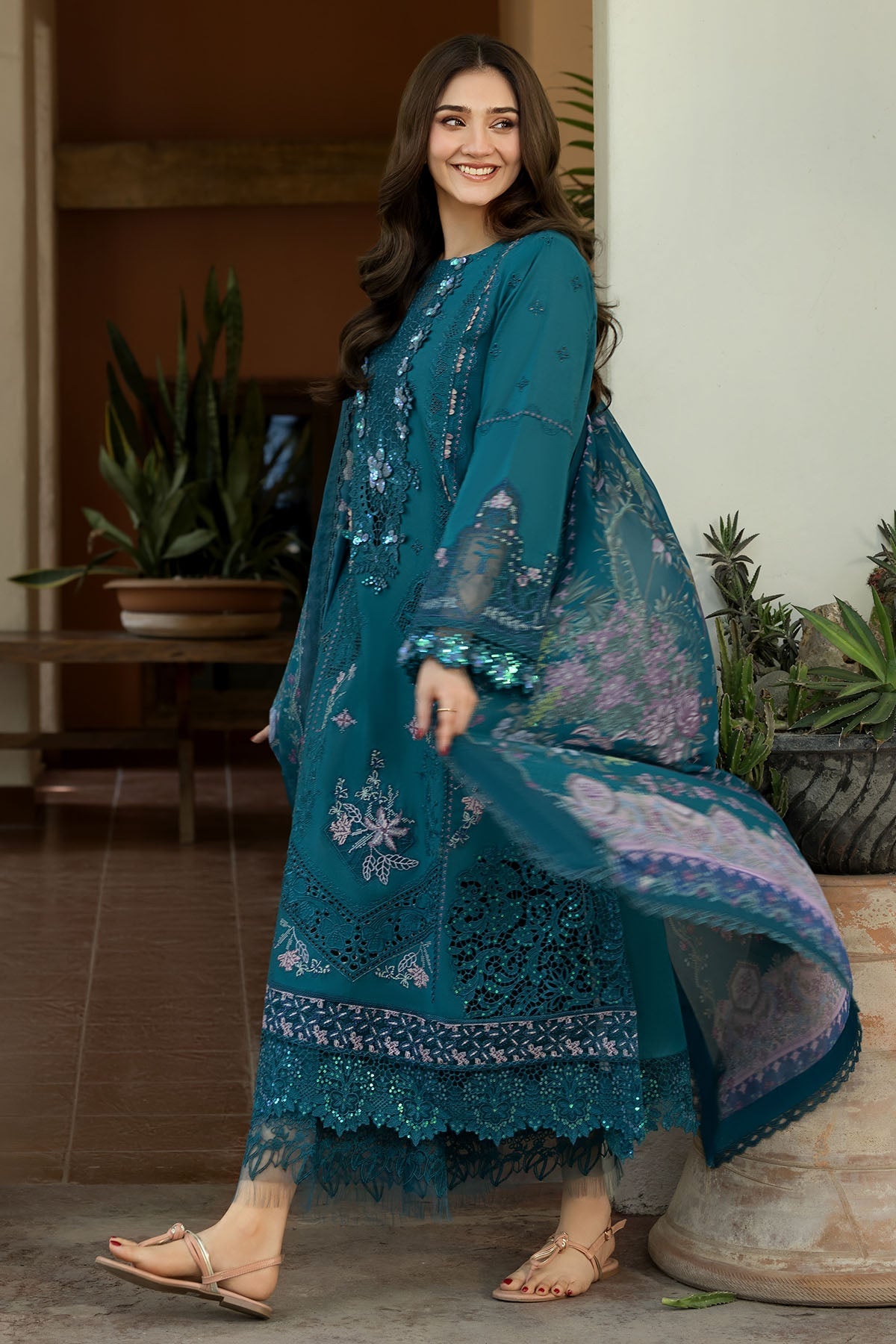 Motifz | Premium Lawn 26 | 6113-CALABRIA by Motifz - Designer Dress  - Type : Ladies Clothes - Available at Libayah - 100% Original 