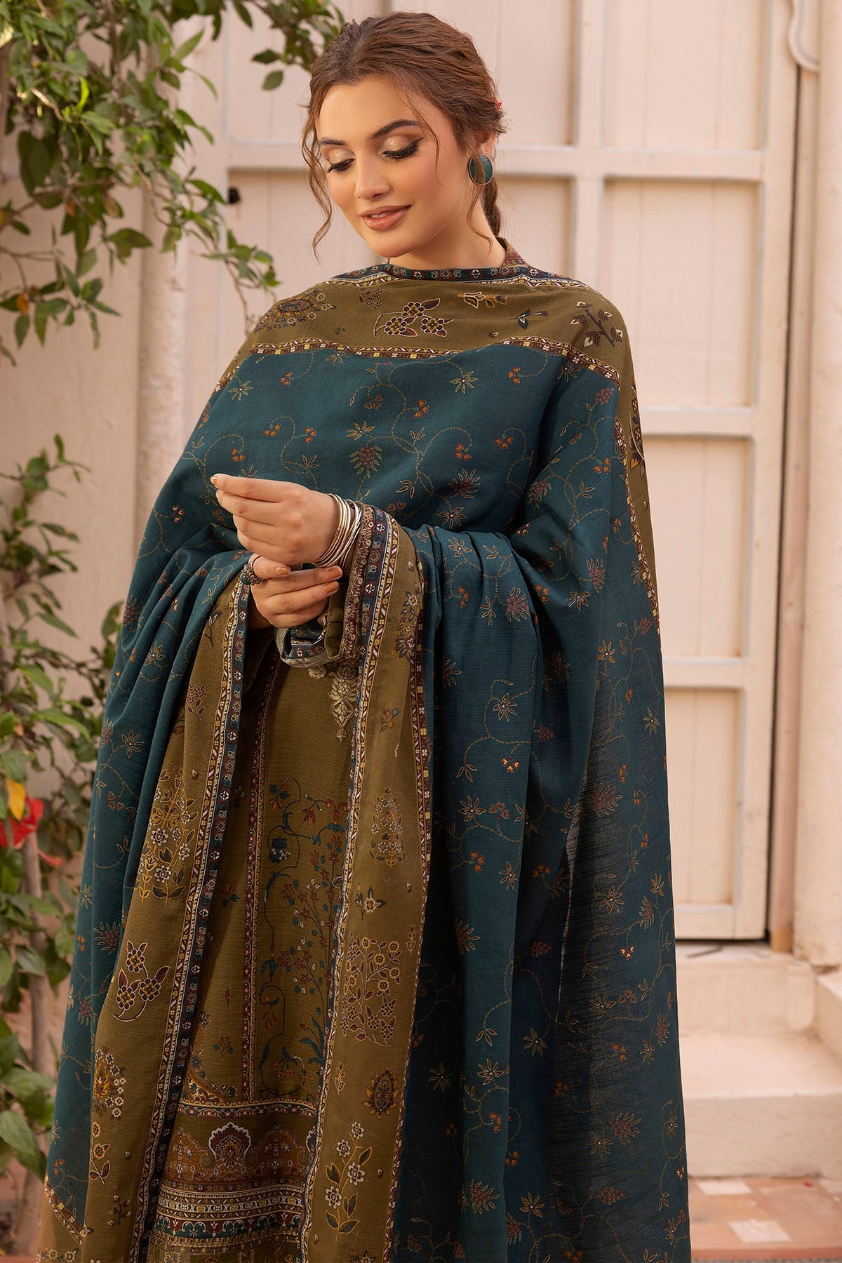 Motifz | Premium Khaddar | 5028-MAZNEEN by Motifz - Designer Dress - Type: Ladies Clothes - Available at Libayah - 100% Original