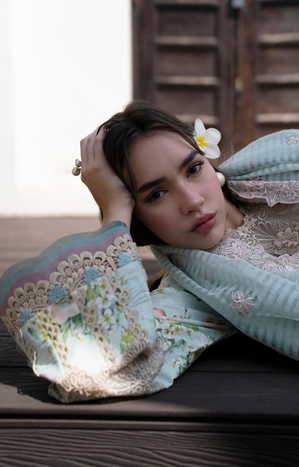 AJR Couture | Printakari Lawn 25 | Myrtle by AJR Couture - Designer Dress - Type: Ladies Clothes - Available at Libayah - 100% Original